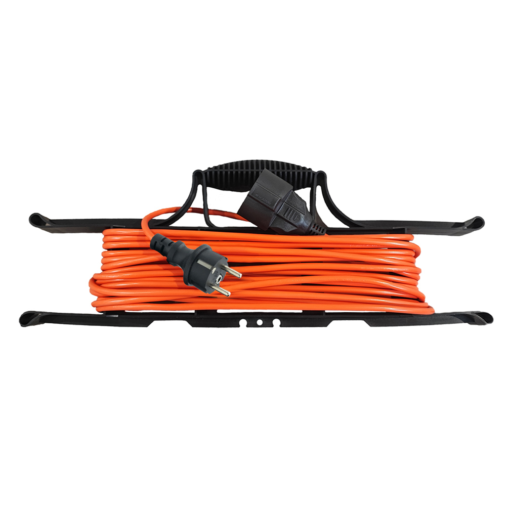 Изображение товара Удлинитель-шнур 3x1 20 м 1 розетка 2200 Вт с заземлением цвет оранжевый