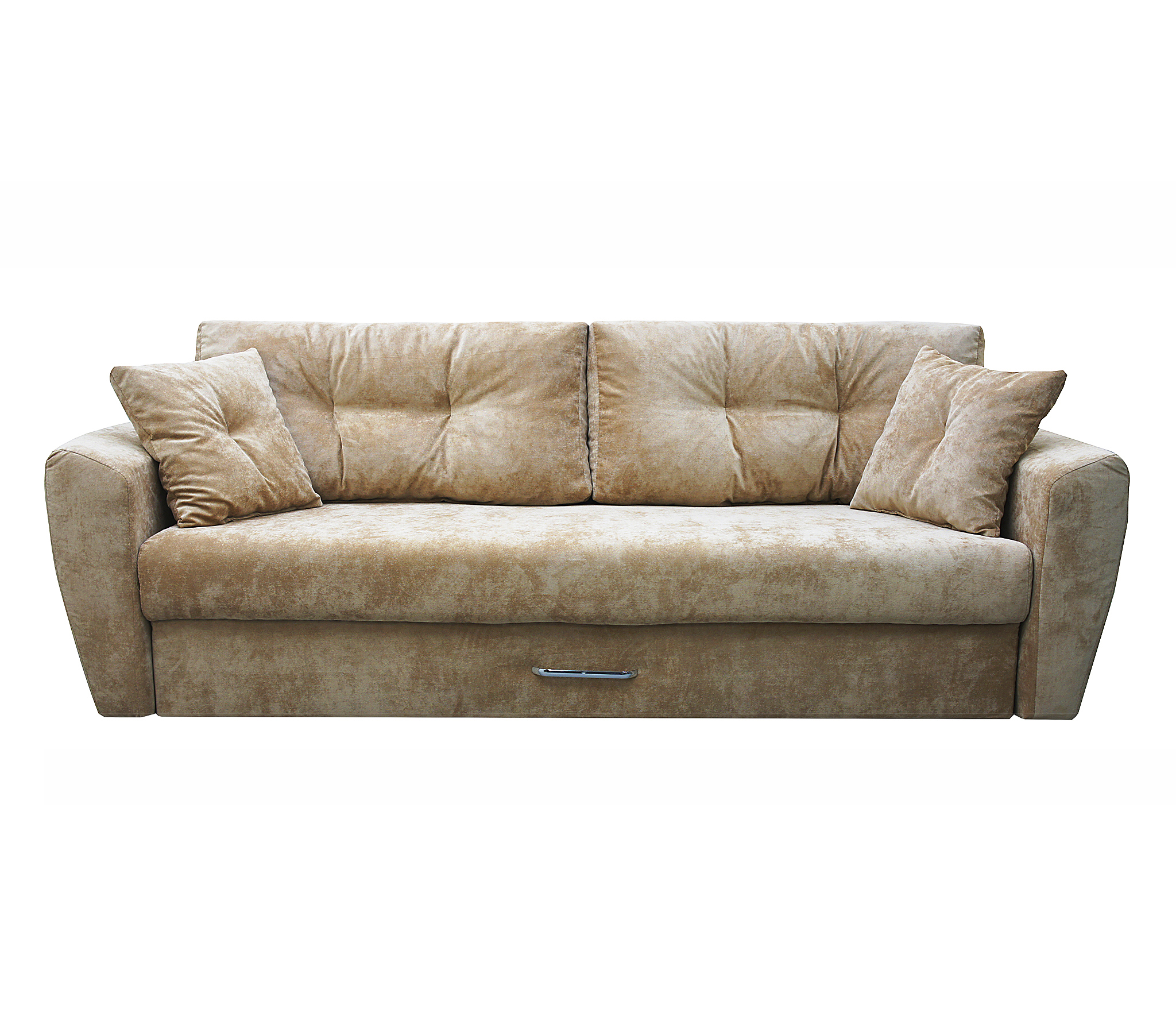 Изображение товара Диван раскладной Meblines Амстердам люкс 05 велюр бежевый