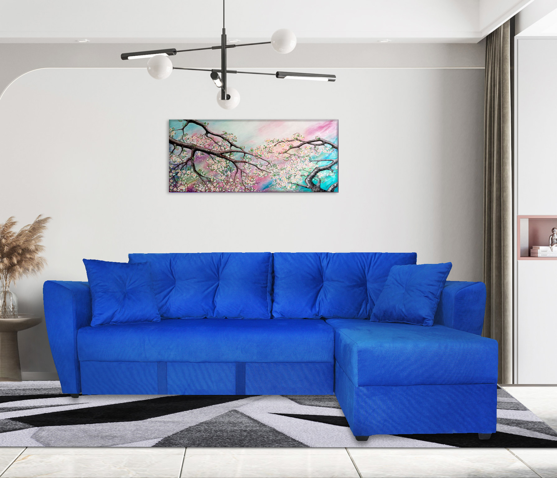 Изображение товара Диван раскладной Meblines Амстердам 245 см с механизмом еврокнижка