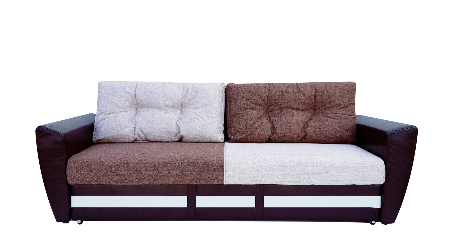 Изображение товара Диван раскладной Meblines Амстердам 235x100x120 см рогожка разноцветный