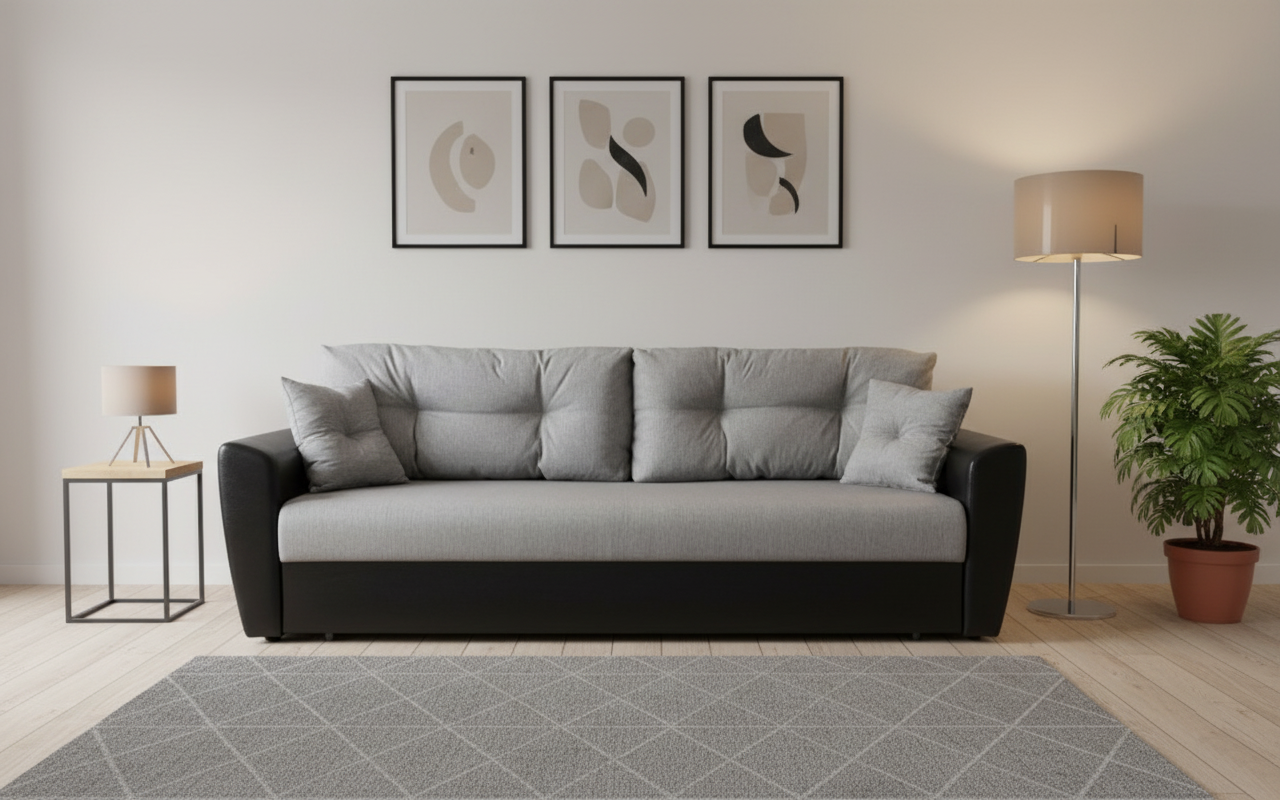 Изображение товара Диван раскладной Meblines Амстердам 235x100x120 см с механизмом Еврокнижка