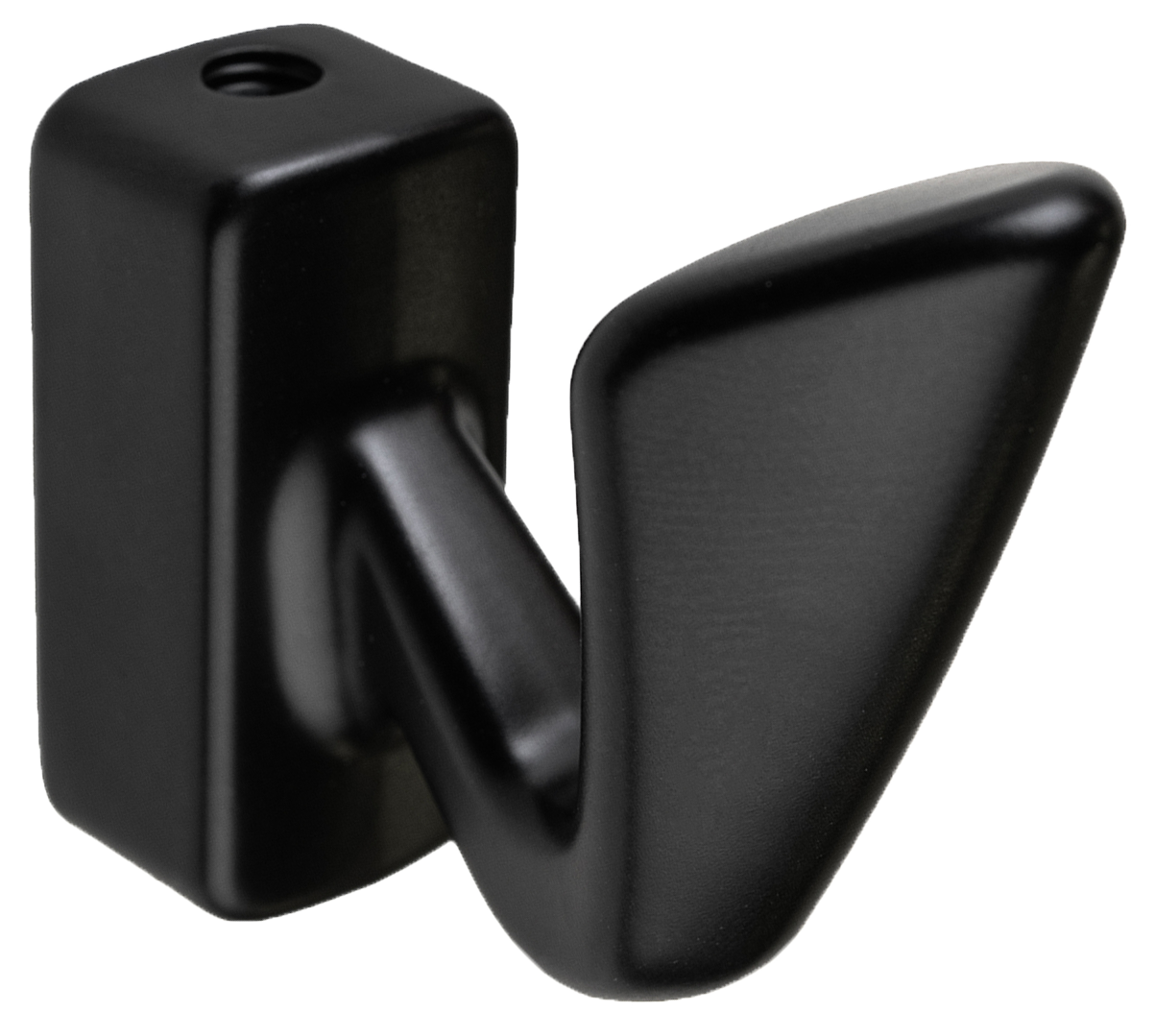 Крючок Г-образный Event 20x46 мм сталь цвет черный