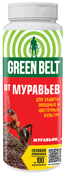 Изображение товара Средство для защиты садовых растений GreenBelt от вредителей Муравьин 300 г