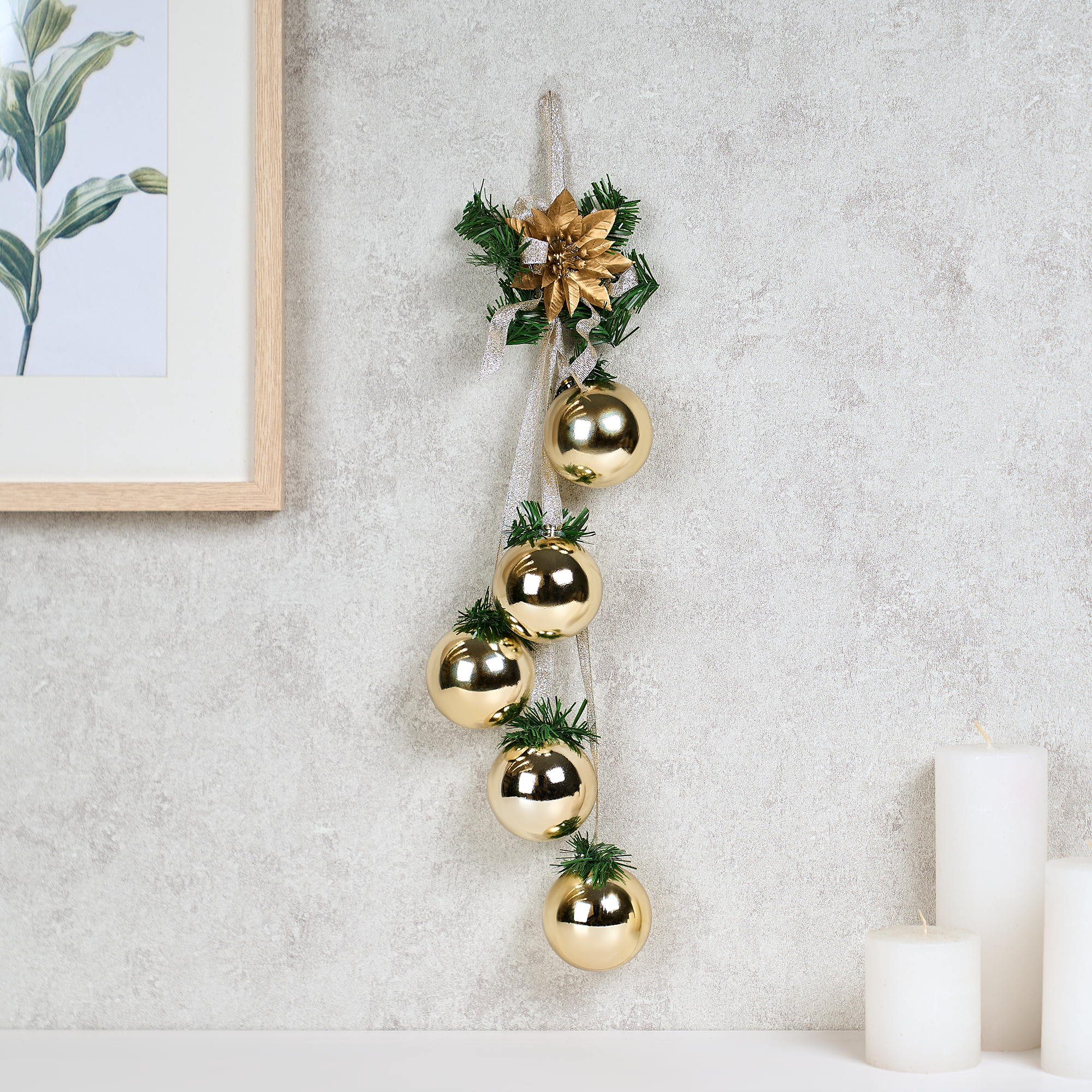 Изображение товара Украшение декоративное KREAFORTA Шары 47 см шампань