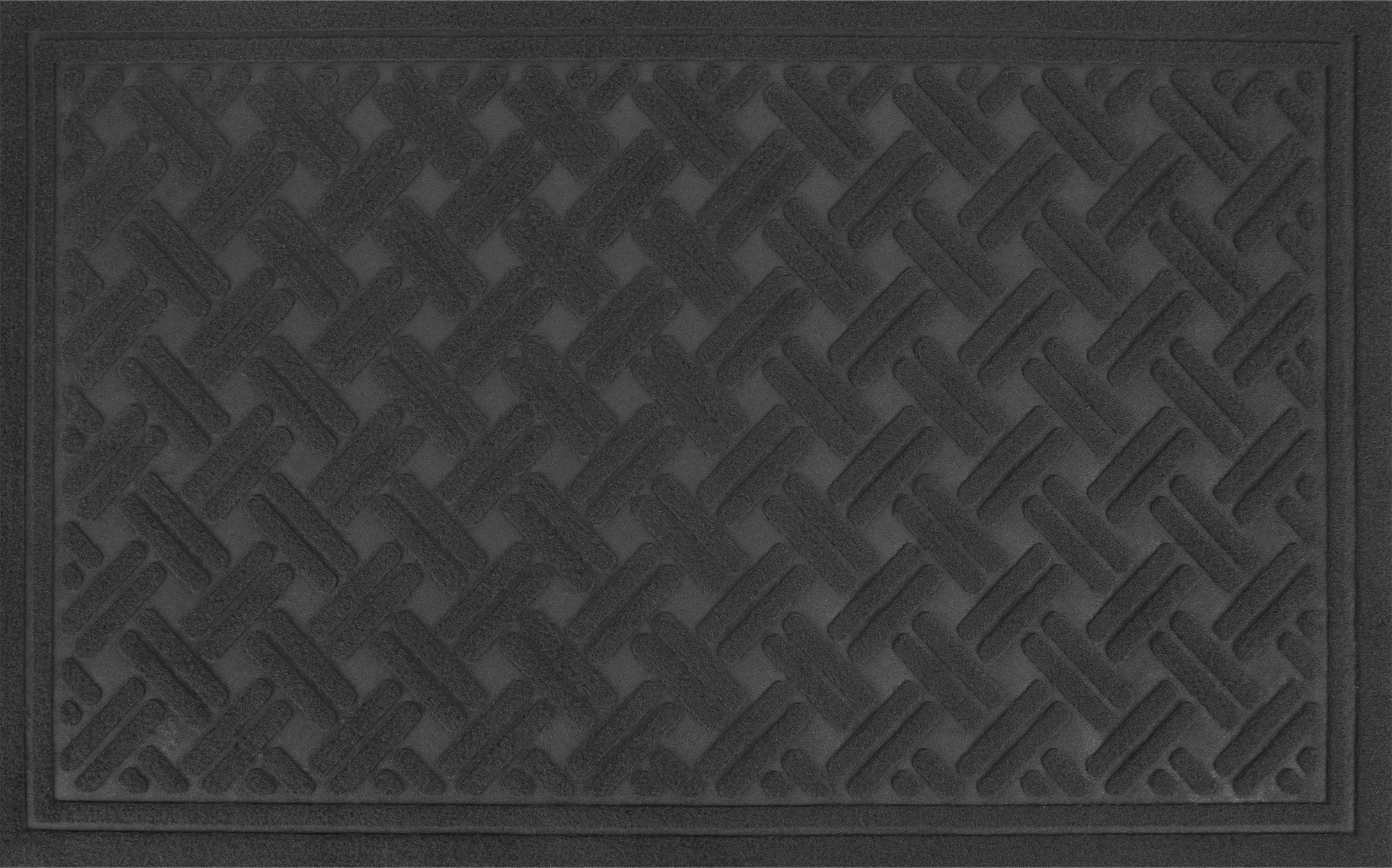 Изображение товара Коврик придверный KREAFORTA 50х80 темно-серый грязезащитный прямоугольный