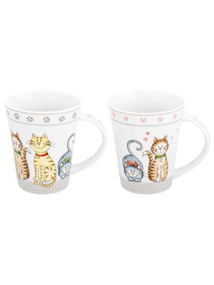 Изображение товара Набор кружек ELAN GALLERY фарфор разноцветный 2 шт 350 мл