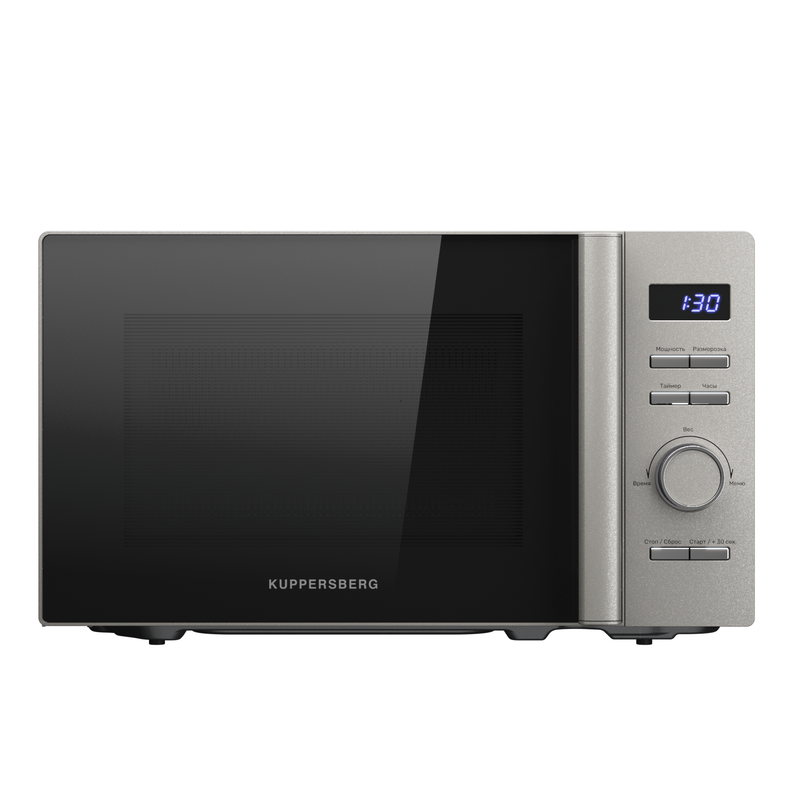 Изображение товара Отдельностоящая микроволновая печь Kuppersberg TMW 205 BX 20 л 44.5x25.5x35.9 см серебристо-черная