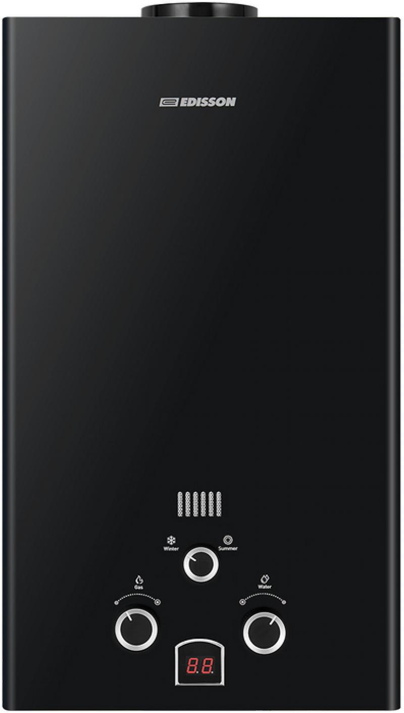 Изображение товара Проточный газовый водонагреватель Edisson E 20 d (black) 20 кВт 10 л/мин цвет черный Изображение товара Проточный газовый водонагреватель Edisson E 20 d (black) 20 кВт 10 л/мин цвет черный