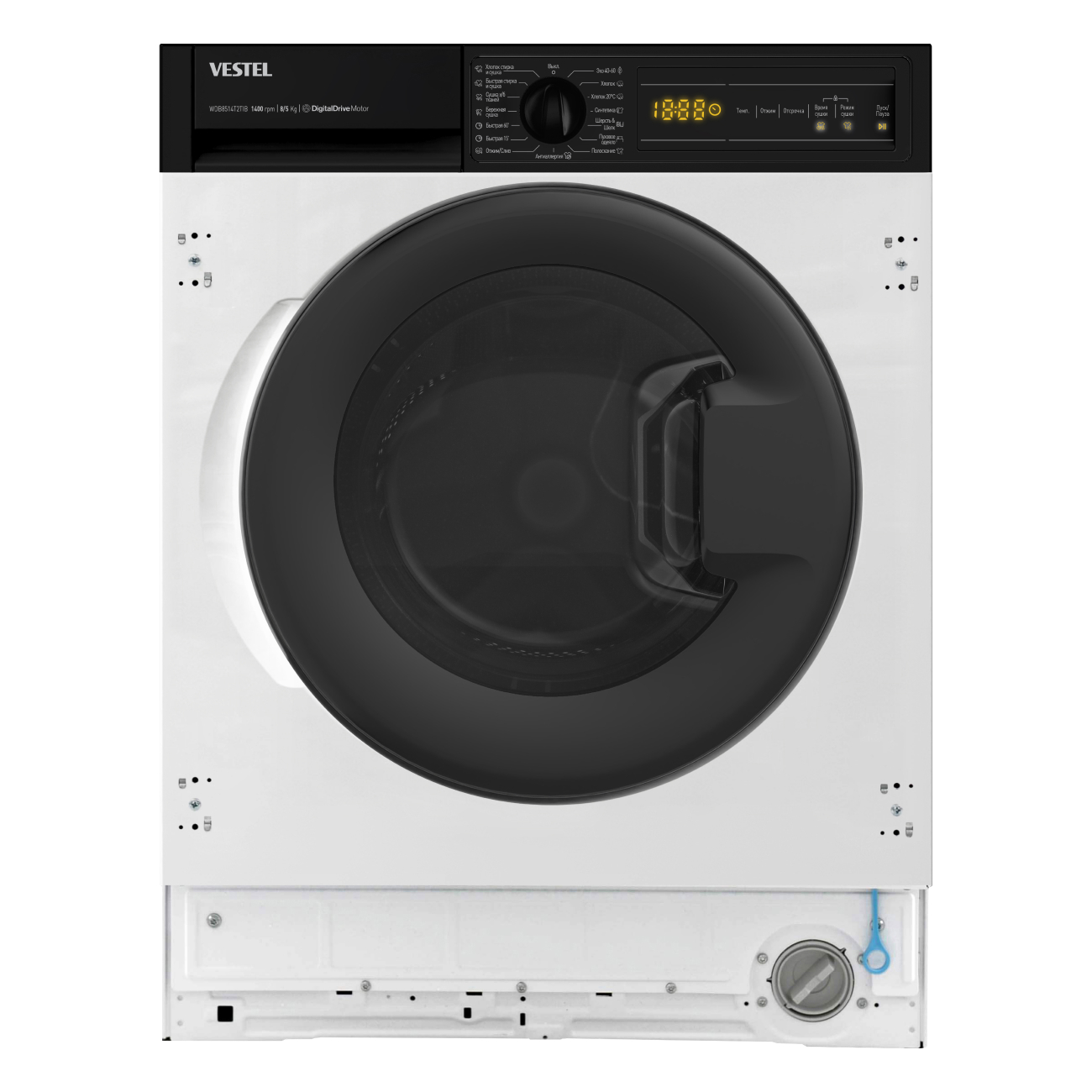 Изображение товара Стиральная машина с сушкой Vestel Wdb8514t2tib 59.7x81.7x54.4 см 8 кг цвет белый