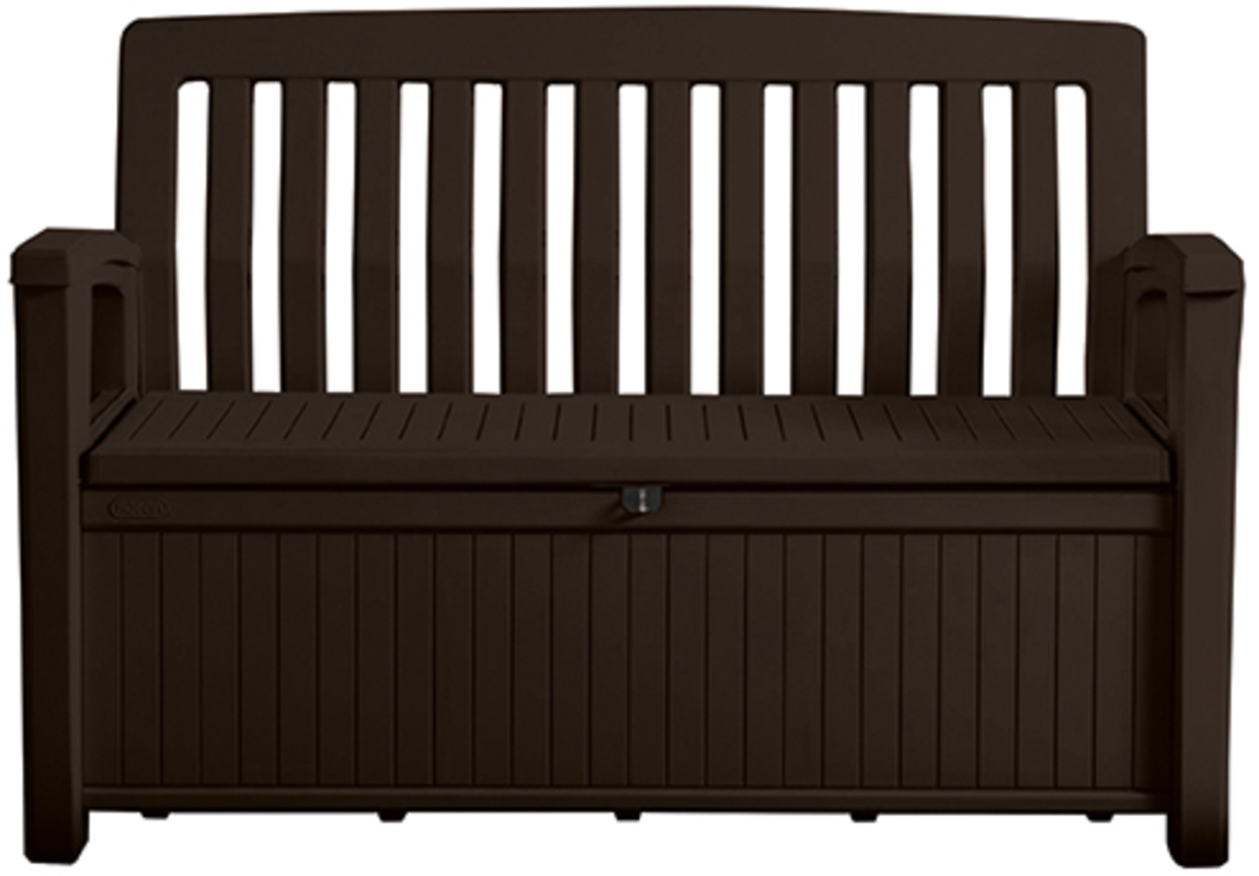 Изображение товара Скамья-сундук Keter 253820 133x61x89 см коричневый Изображение товара Скамья-сундук Keter 253820 133x61x89 см коричневый
