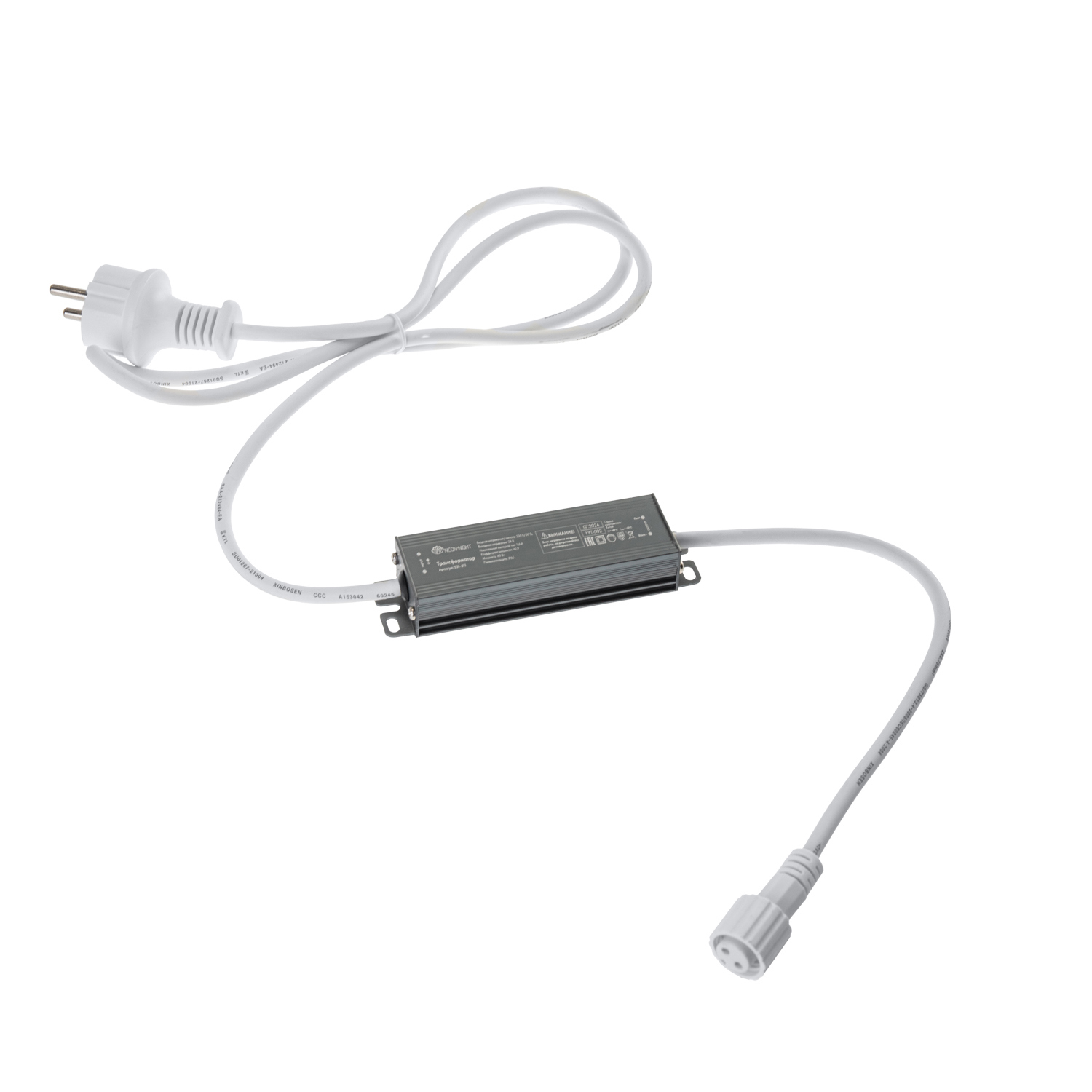 Изображение товара Удлинитель для гирлянд Neon-Night IP65 с одним режимом белый 24V