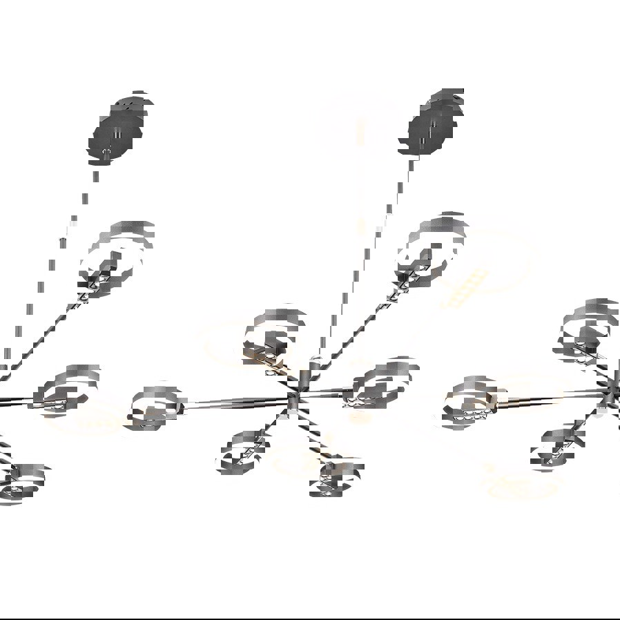 Изображение товара Современная люстра на штанге Gerhort с регулировкой цвета и яркости 47 м²