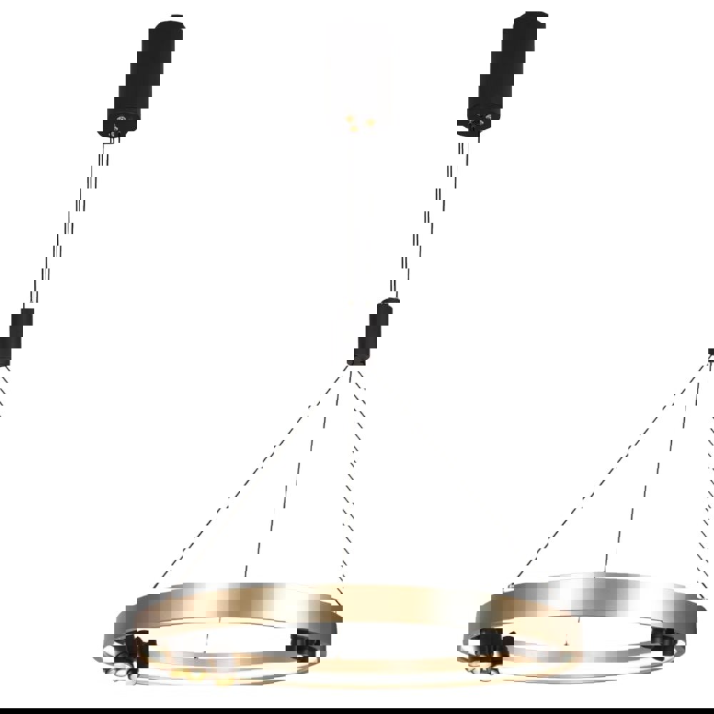 Изображение товара Светильник подвесной светодиодный Gerhort G52128/1+6BK GD+BK