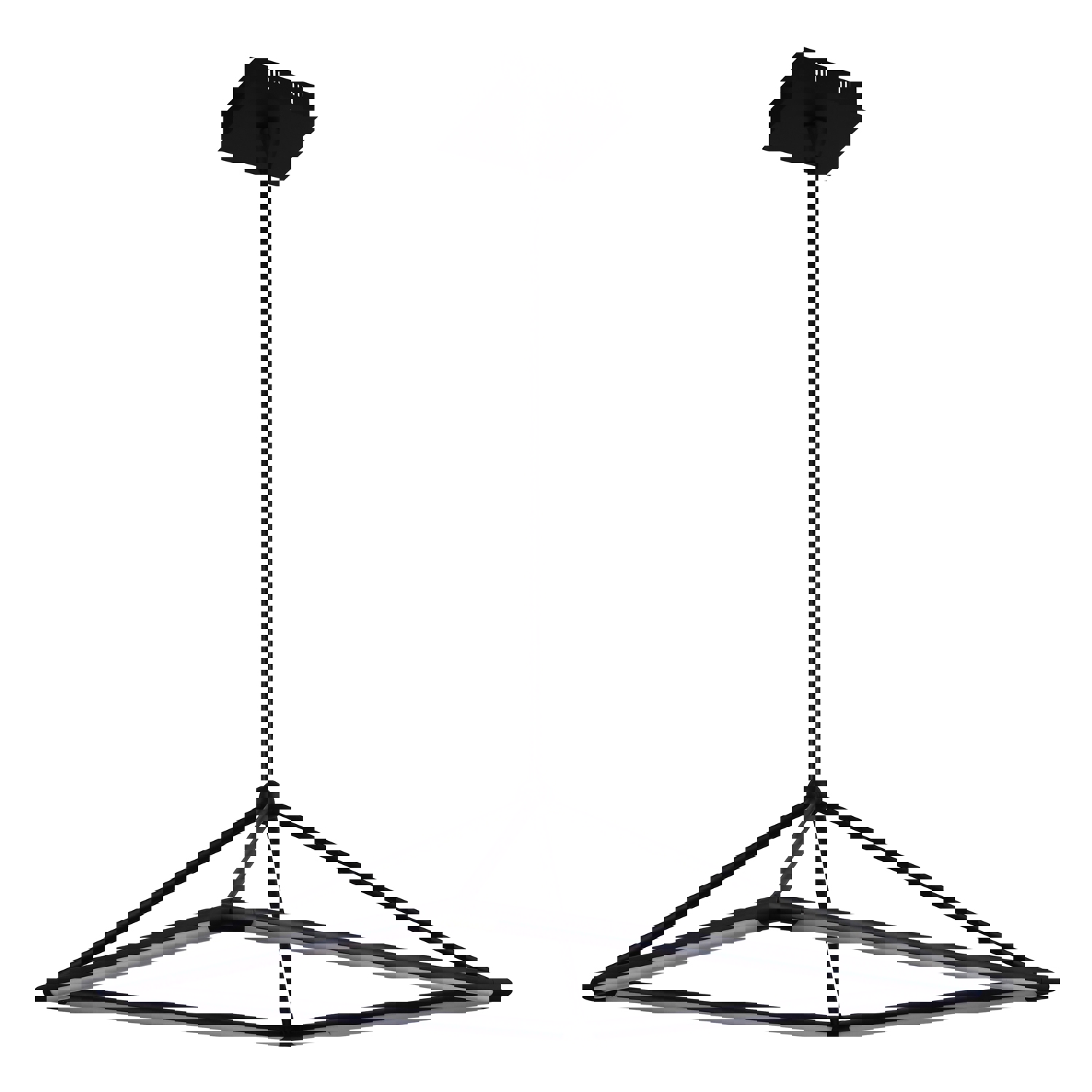 Изображение товара Светодиодная люстра на штанге Gerhort Modern G61242/4BK BK+WT 12 м² черный белый стиль