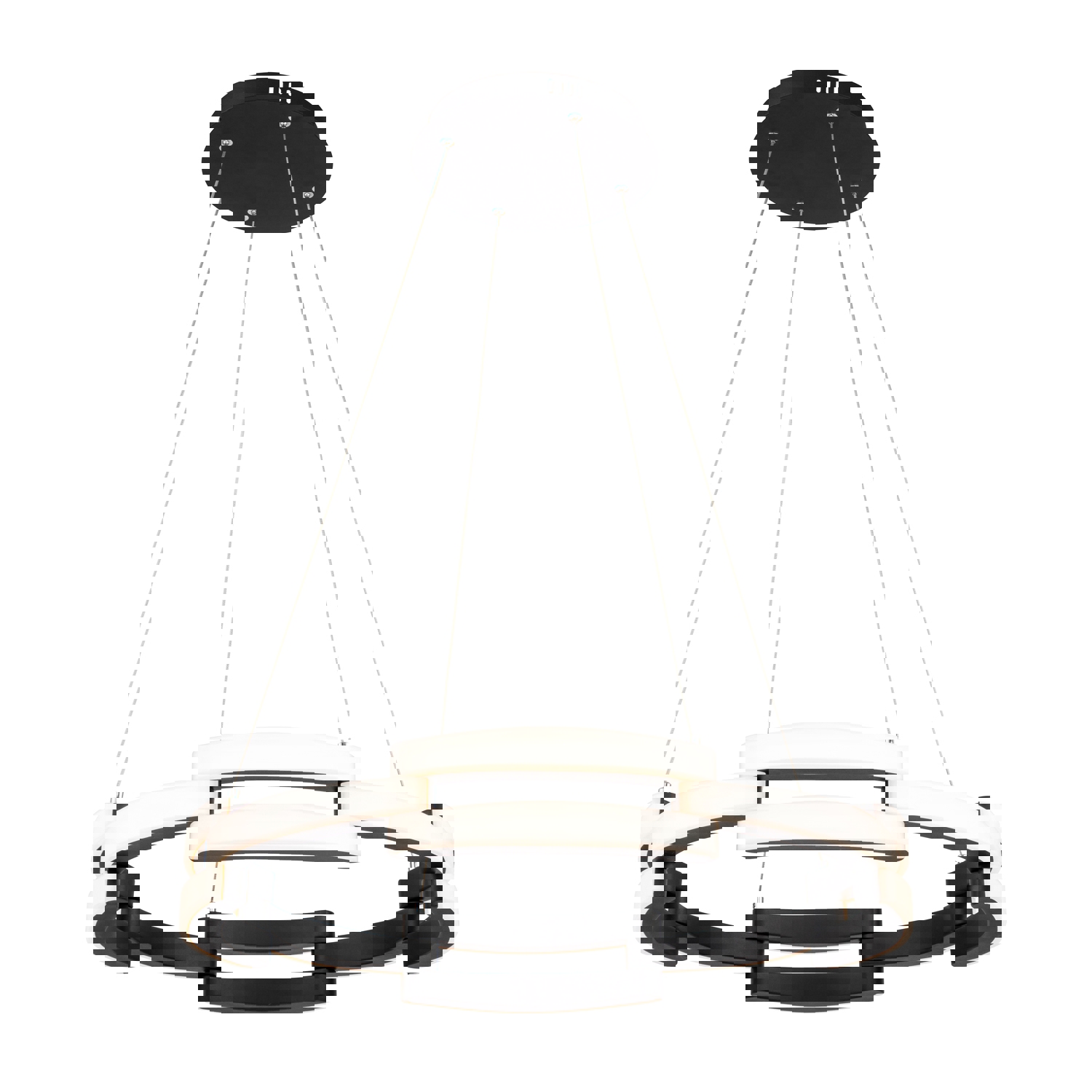 Изображение товара Светильник подвесной светодиодный Gerhort Modern с пультом управления 48 м² желтый свет цвет белый/черный