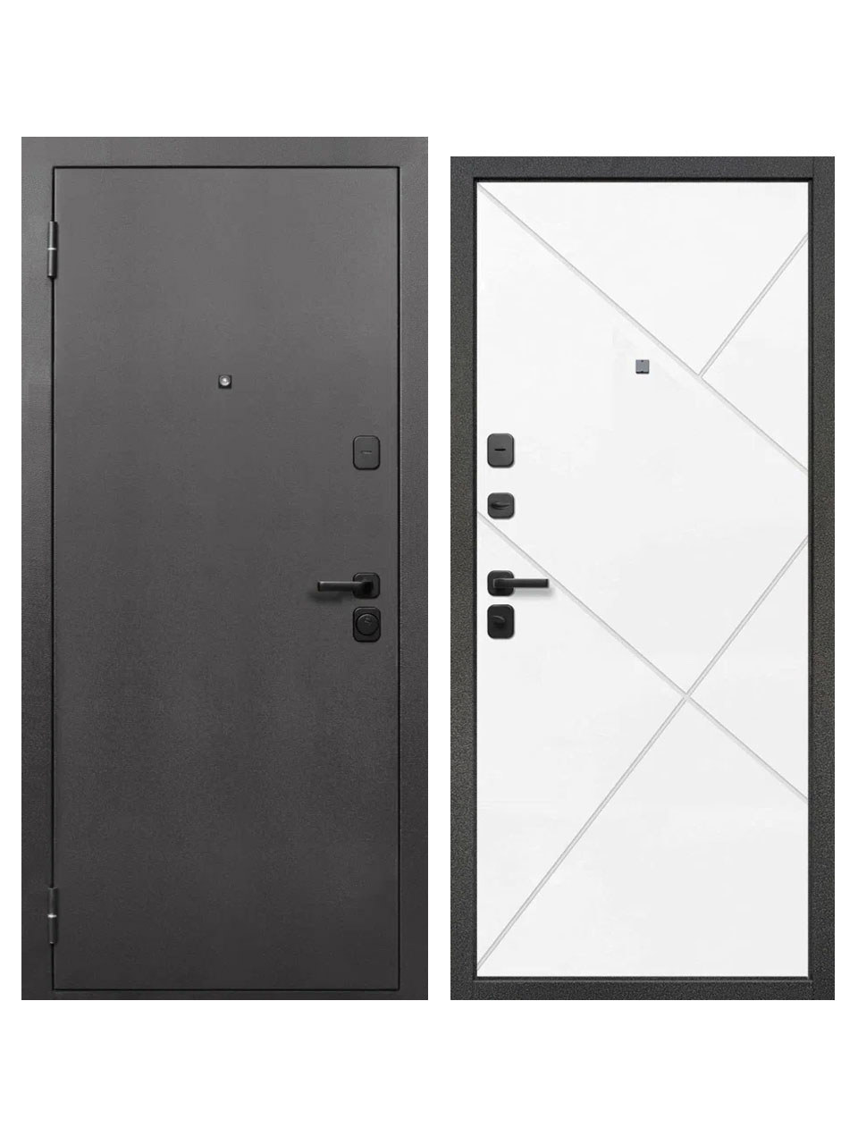 Изображение товара Входная дверь Superlock SL-5 левый 205x86см цвет антик серебро/эмалит белый Изображение товара Входная дверь Superlock SL-5 левый 205x86см цвет антик серебро/эмалит белый
