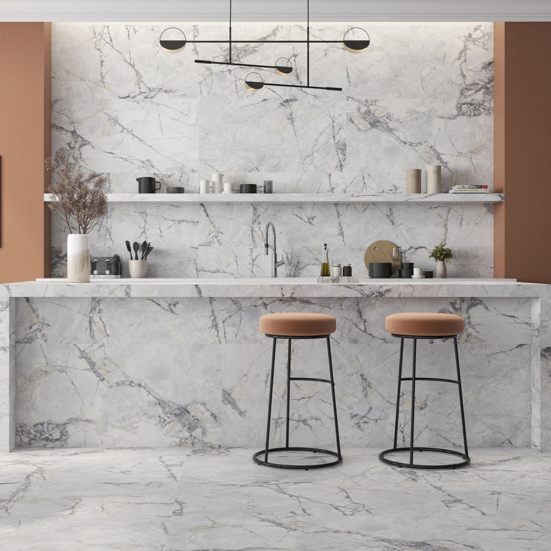 Изображение товара Керамогранит Geotiles Borgia Blanco 60x60 см для интерьера