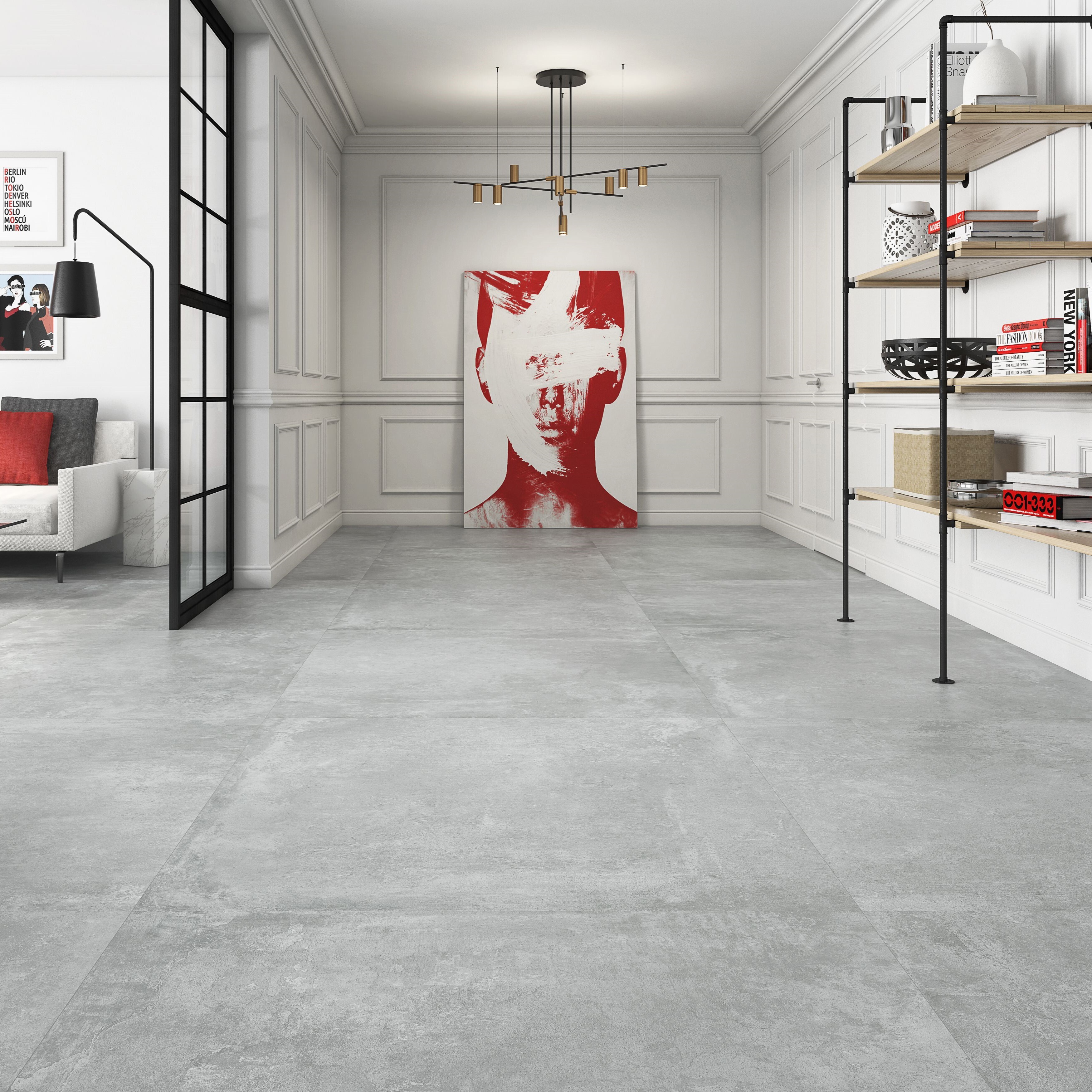 Изображение товара Керамогранит Geotiles Ground 60x60 см серый для пола и стен