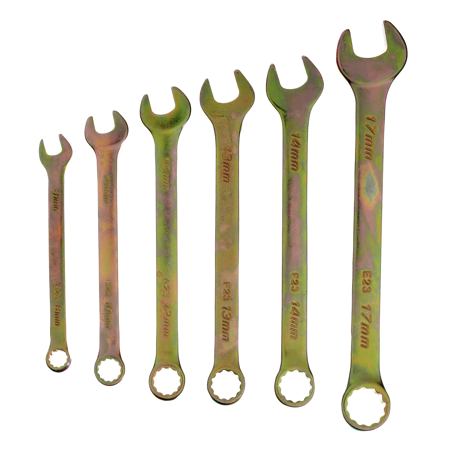 Изображение товара Набор ключей комбинированных Сибртех 15437 8-17 мм, 6 шт.