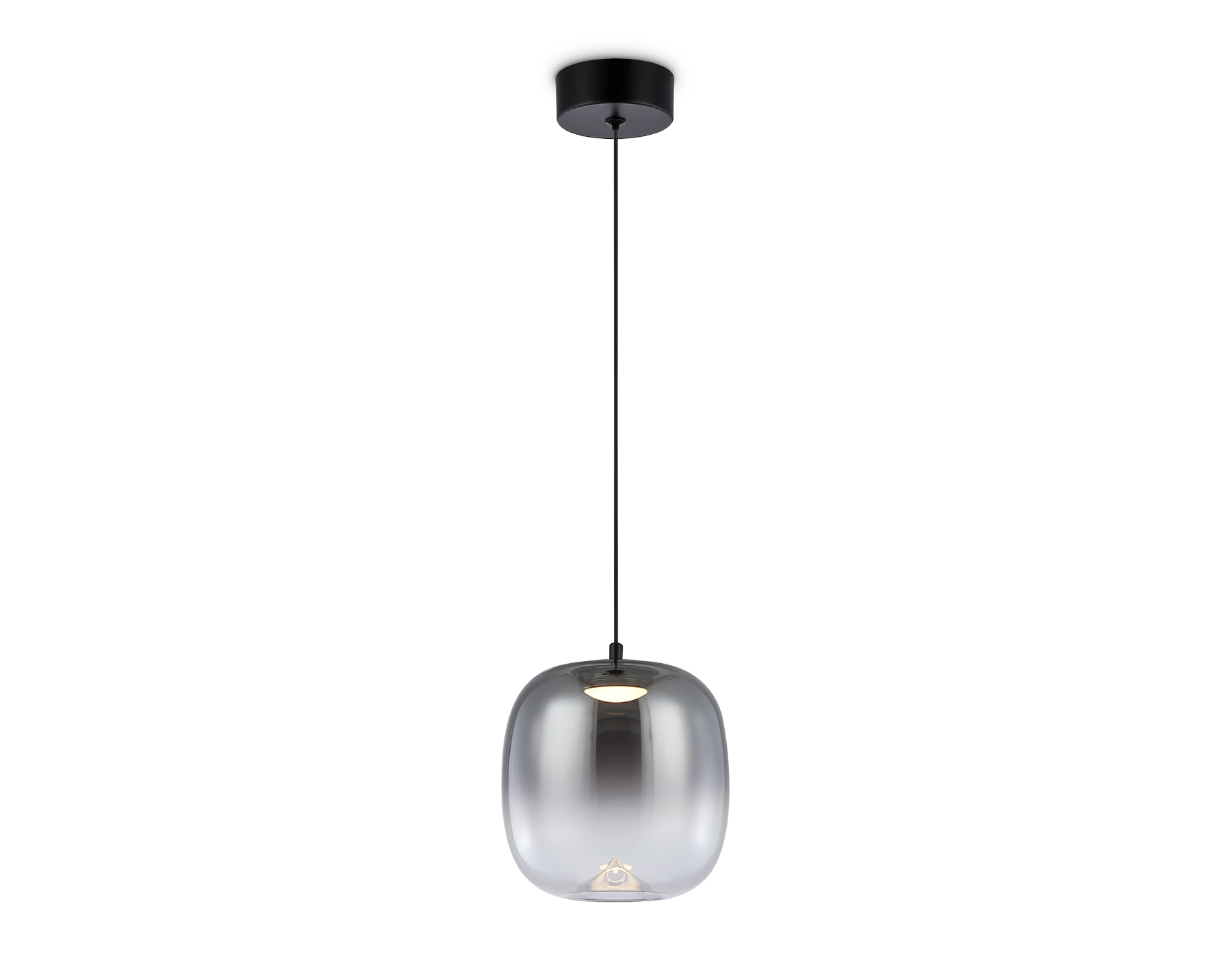 Изображение товара Светильник подвесной светодиодный Ambrella light High light Lh11092* 8 м² теплый белый свет цвет серый/черный