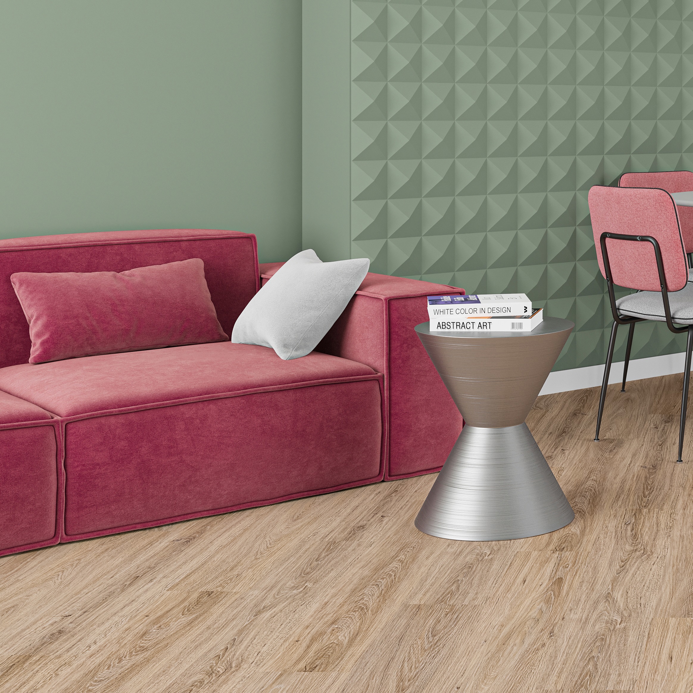 Изображение товара СПК плитка Grigio Vulcano 43 класс, влагостойкая, имитирующая дерево, 4 мм