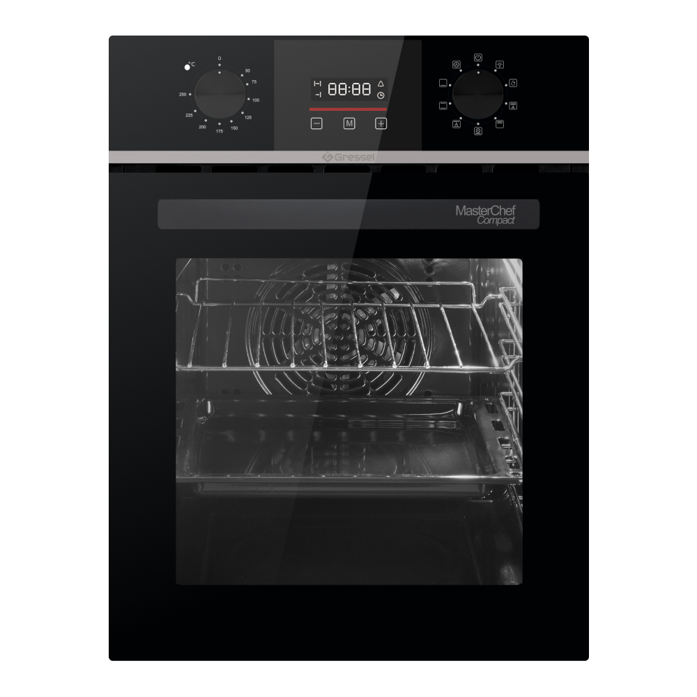 Изображение товара Встраиваемый духовой шкаф Gressel U4ES59100 45x59.5x56.5 см цвет черный