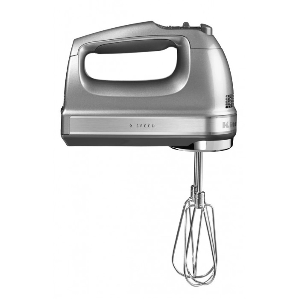 Изображение товара Ручной миксер KitchenAid 5KHM9212ECU 9 скоростей серебристый Изображение товара Ручной миксер KitchenAid 5KHM9212ECU 9 скоростей серебристый