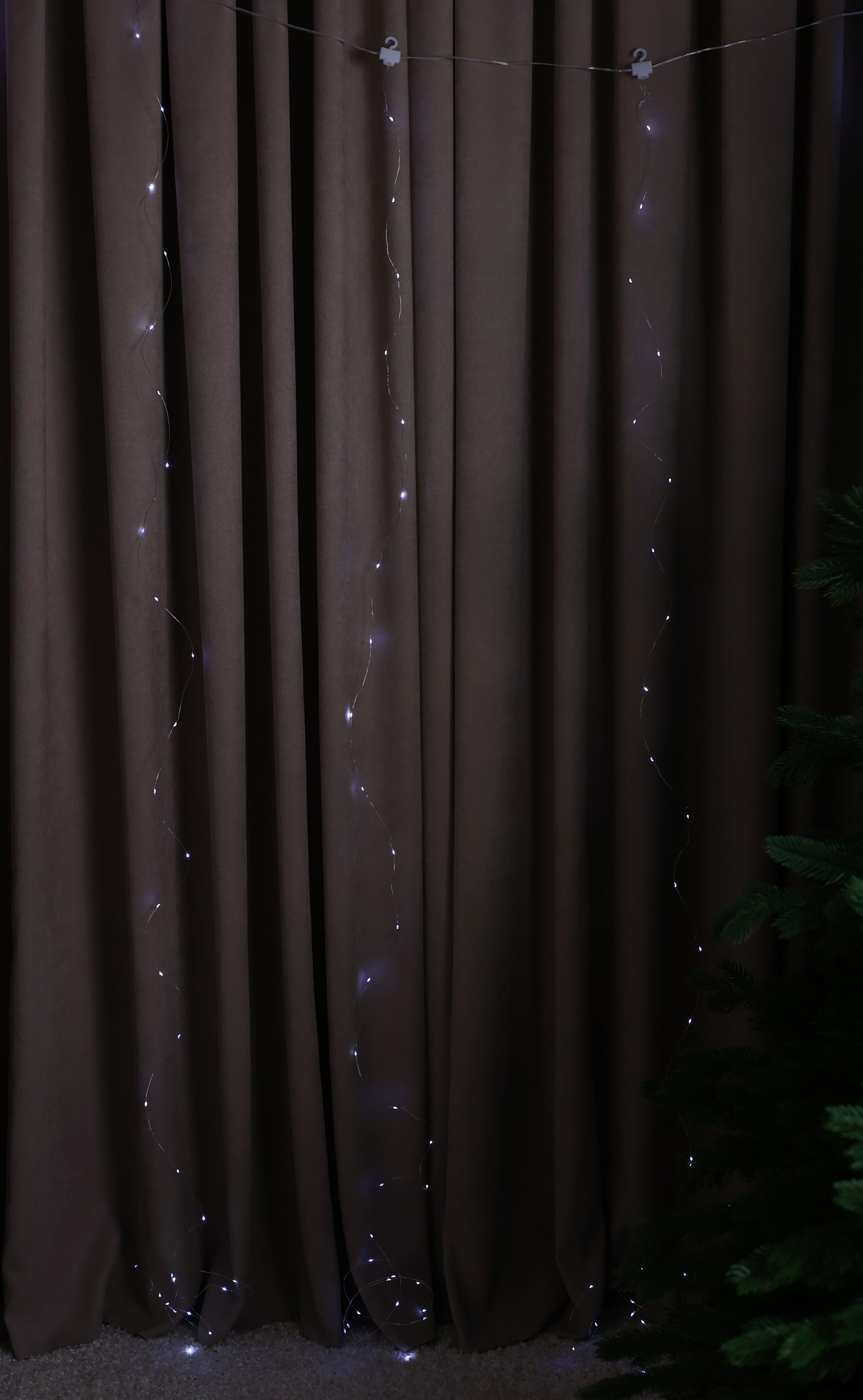 Изображение товара Электрогирлянда светодиодная занавес 3x3 м 300 ламп холодный белый свет