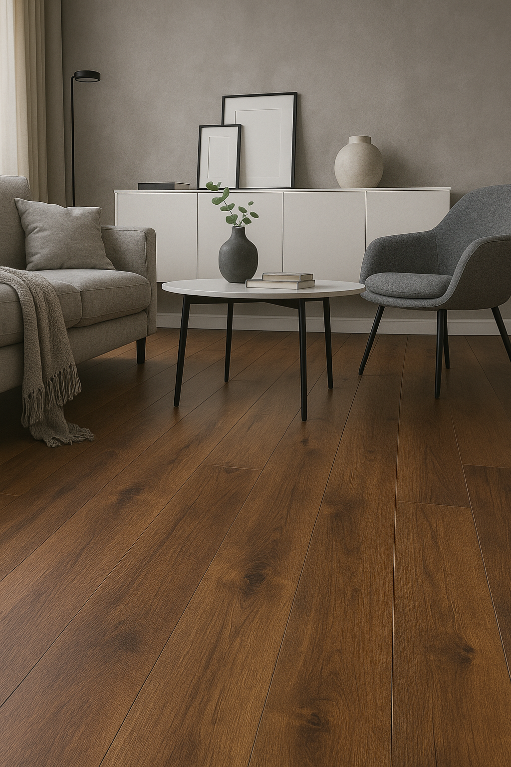 Изображение товара Паркетная доска DW Flooring клён 14 мм 23 класс с фаской, влагостойкая, монтаж на клей