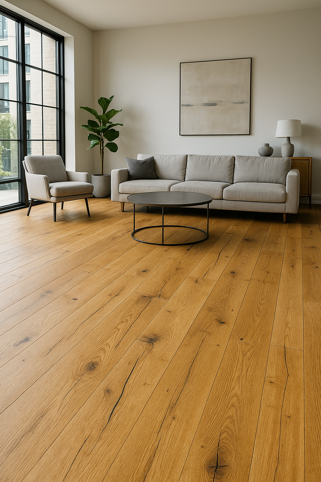 Изображение товара Паркетная доска дуб DW Flooring DW-204 HCR 23 класс 14 мм 2.888 м², влагостойкая и совместимая с те