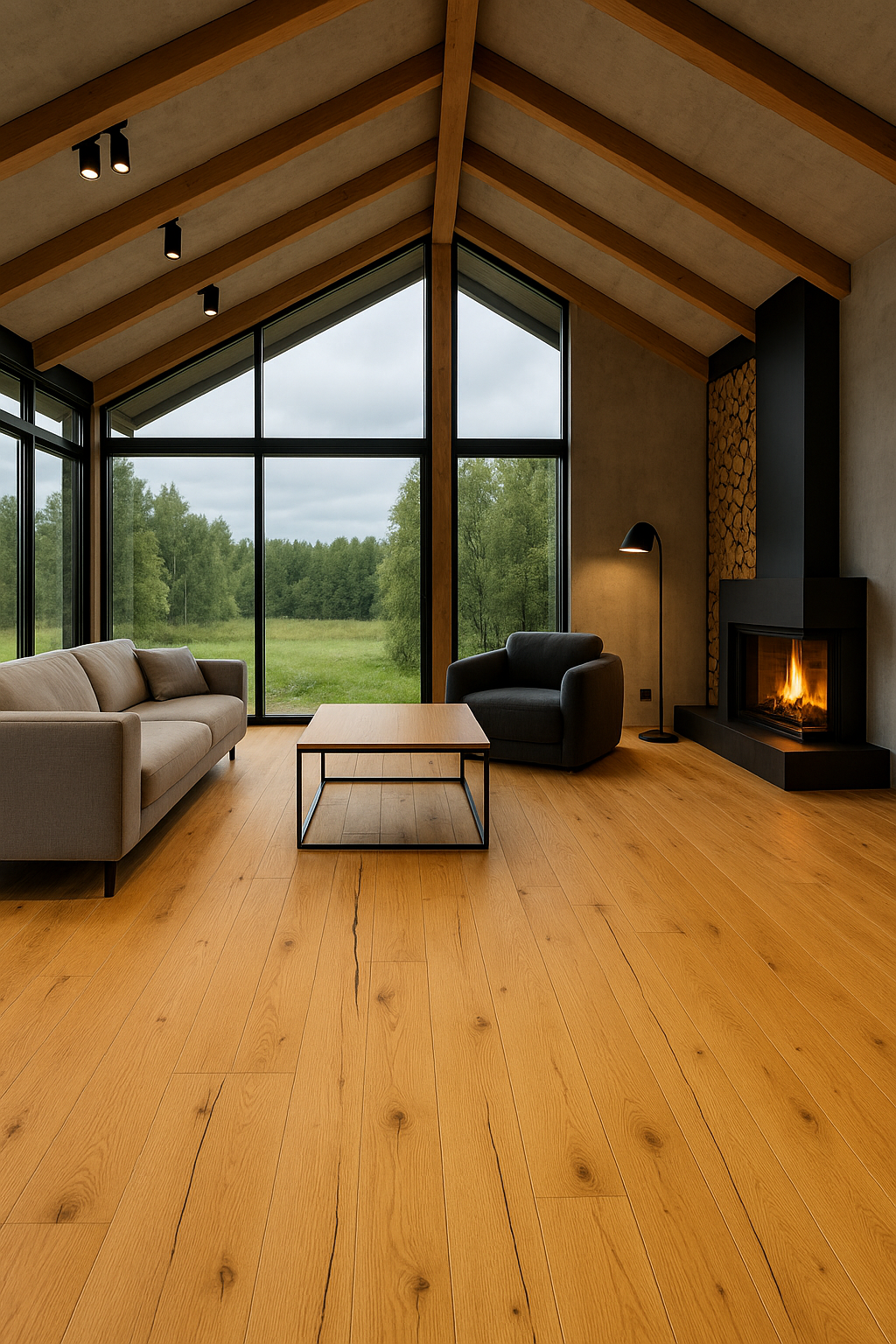 Изображение товара Паркетная доска DW Flooring дуб однополосная 14 мм 2.888 м² влагостойкая