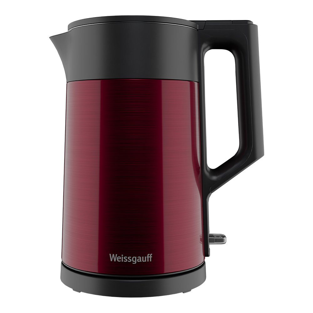 Изображение товара Электрический чайник 1.7 л Weissgauff WK 1510 Rosso BodyCool с системой Strix