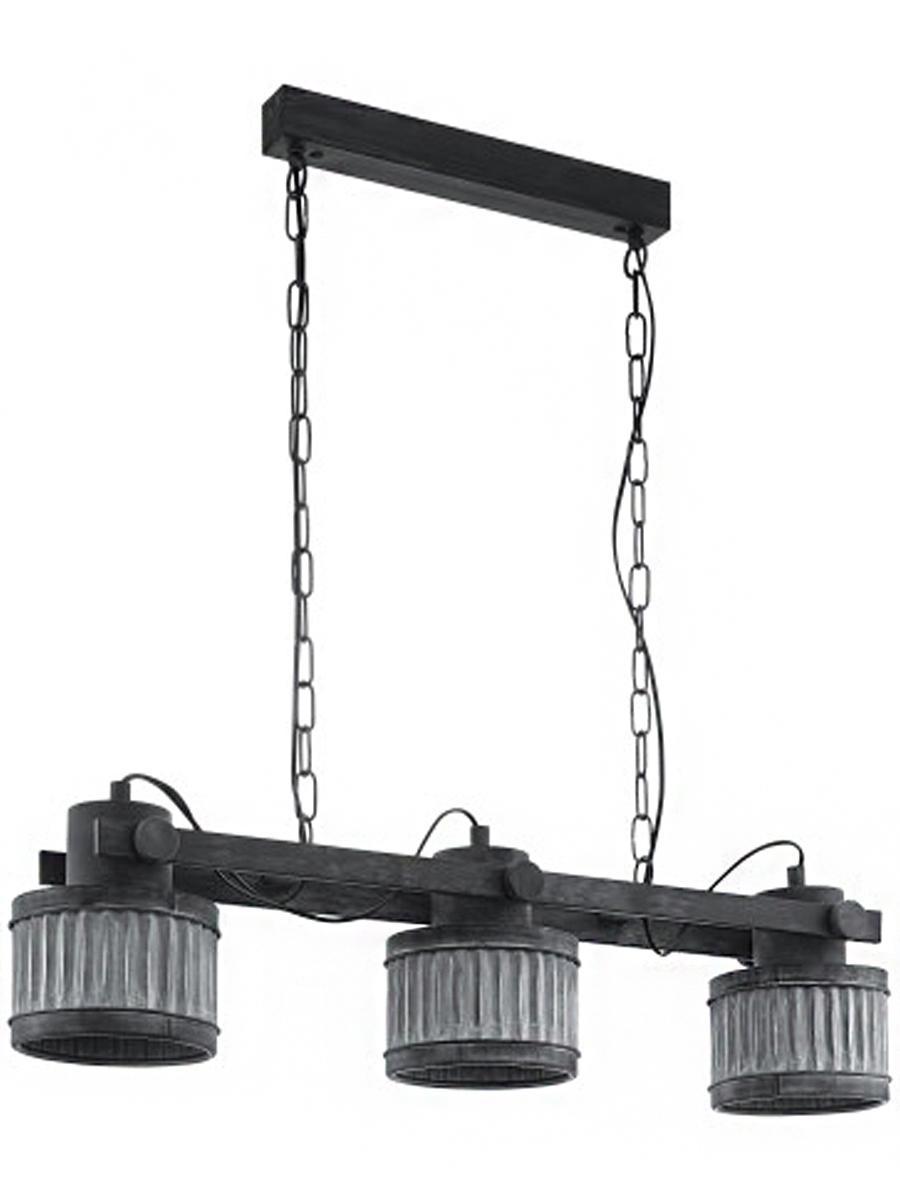 Изображение товара Люстра подвесная светодиодная EGLO 3 лампы цвет серый