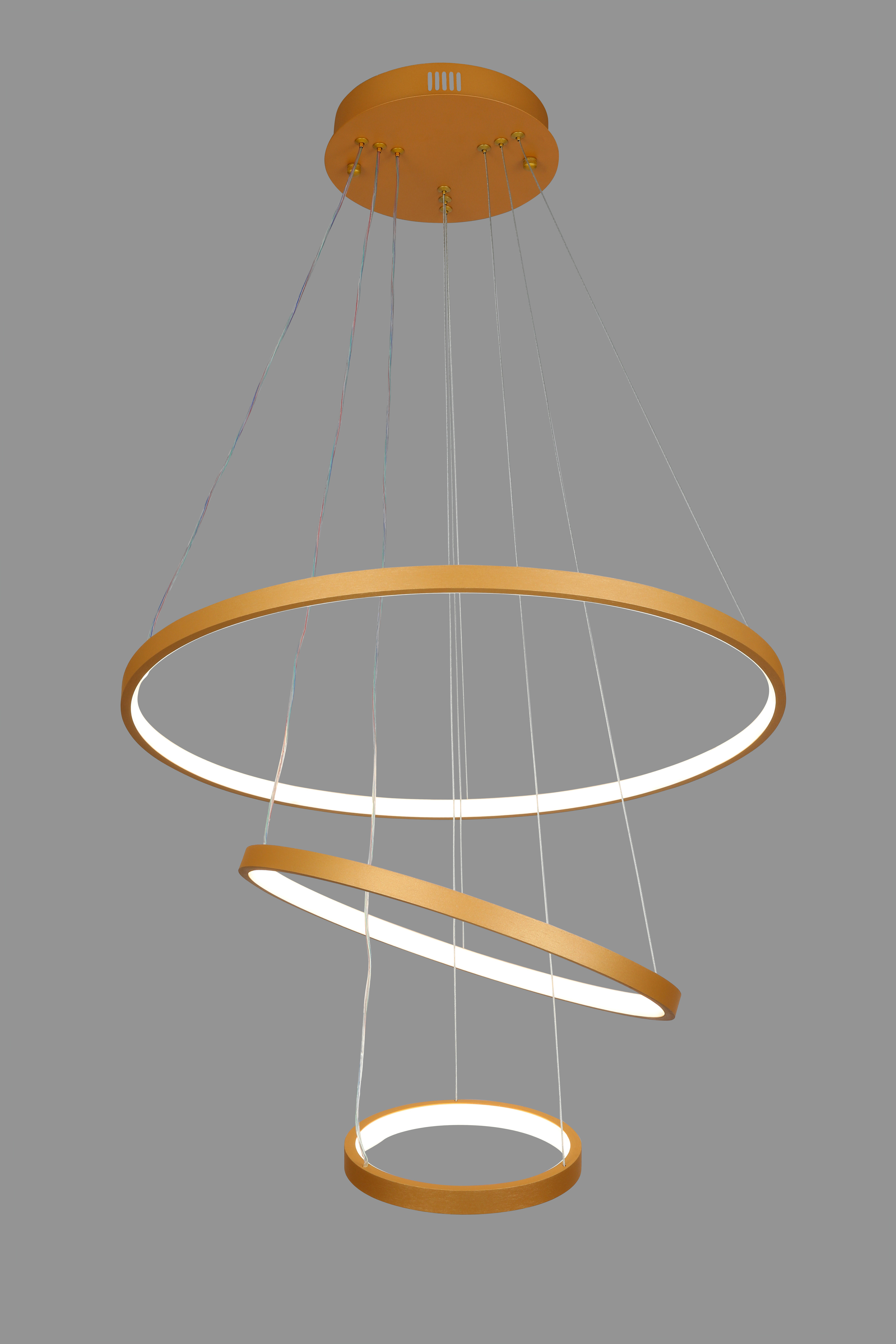 Изображение товара Подвесная светодиодная люстра 8801-2+4+6 стильного дизайна с диммированием