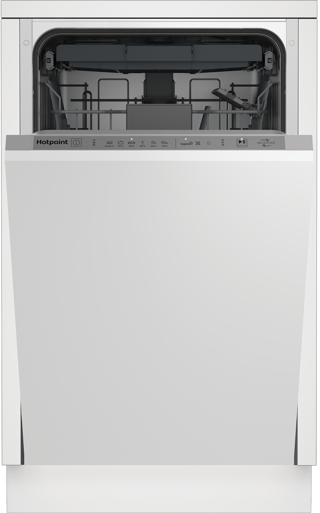 Встраиваемая посудомоечная машина Hotpoint HIS 2D86 D 45 см 8 программ цвет нержавеющая сталь - 1