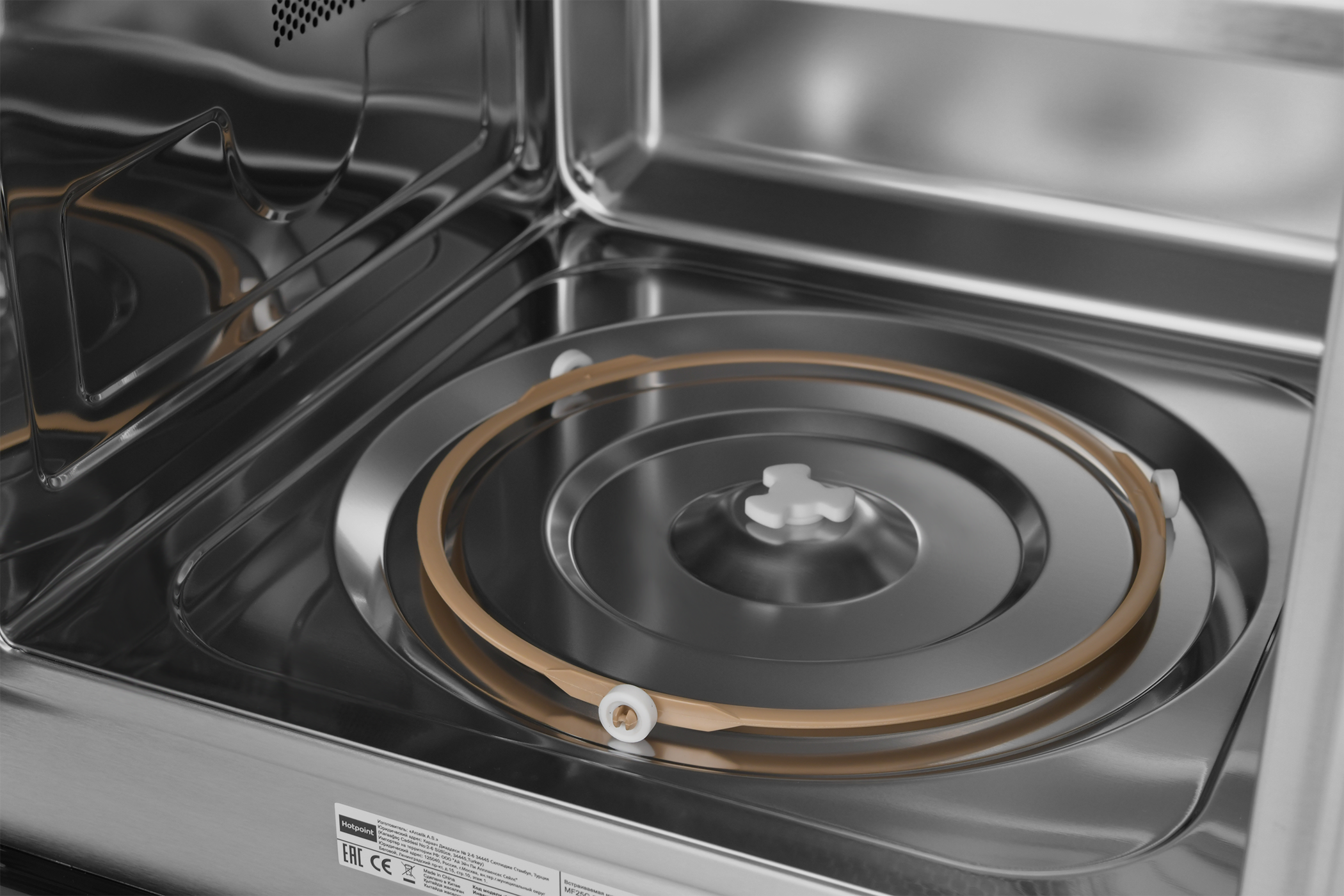 Микроволновая печь Hotpoint MF25G встраиваемая 25 л 59.4x36.5x38.7 см сенсорное управление цвет черный - 6