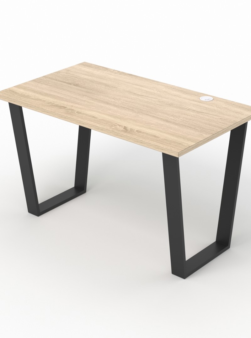 Изображение товара Стол Стронг №9 120x75x70 см металл цвет дуб сонома