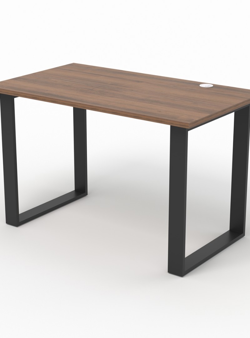 Изображение товара Стол Стронг №12 120x75x70 см металл цвет орех