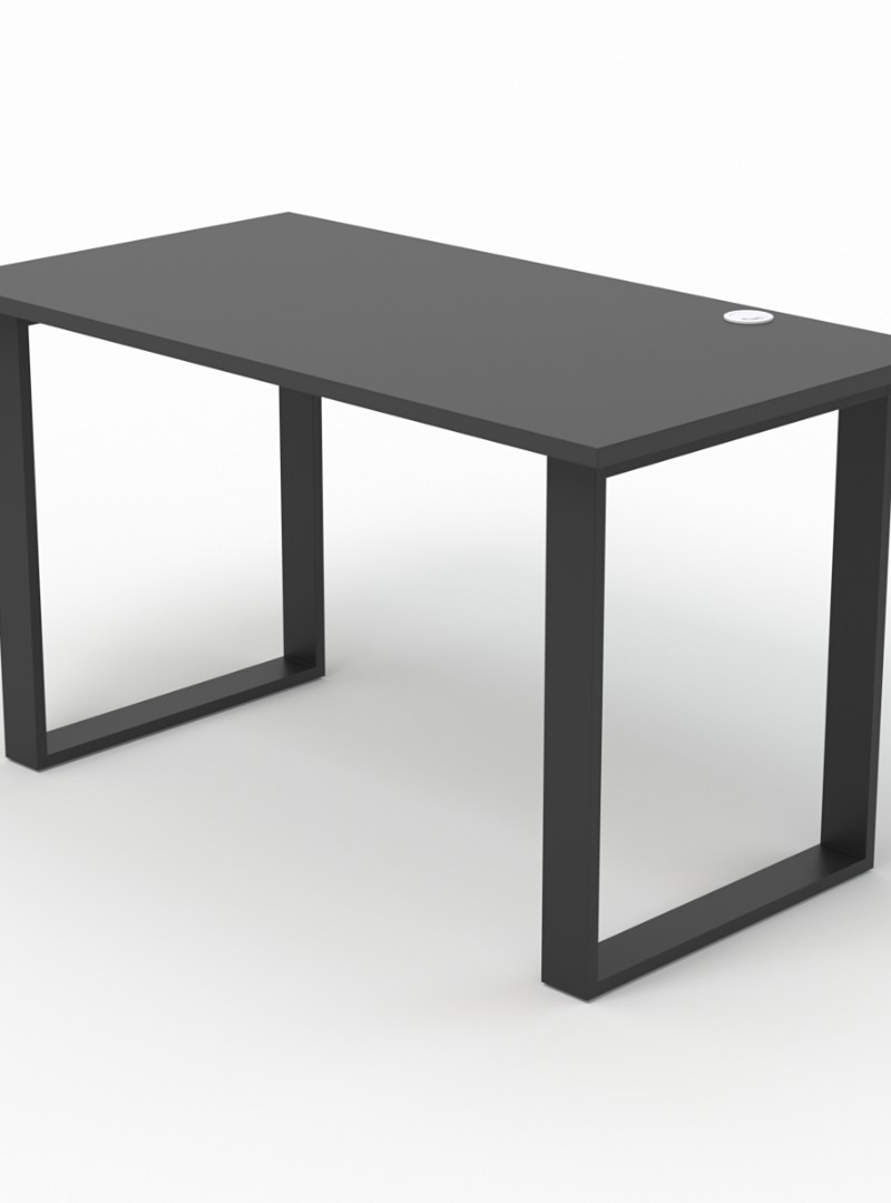 Изображение товара Стол Стронг №13 130x70 см металлический стиль Лофт черный