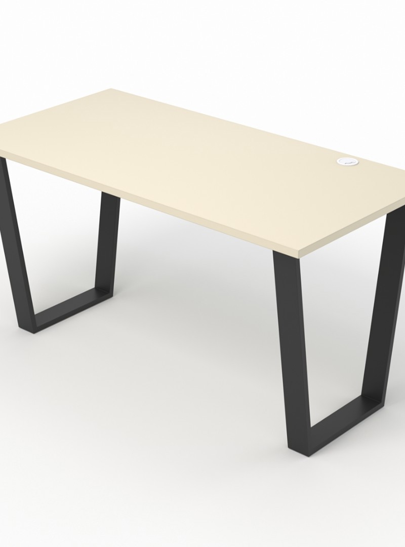 Изображение товара Стол Стронг №11 140x75x70 см металл бежевый для дома и офиса