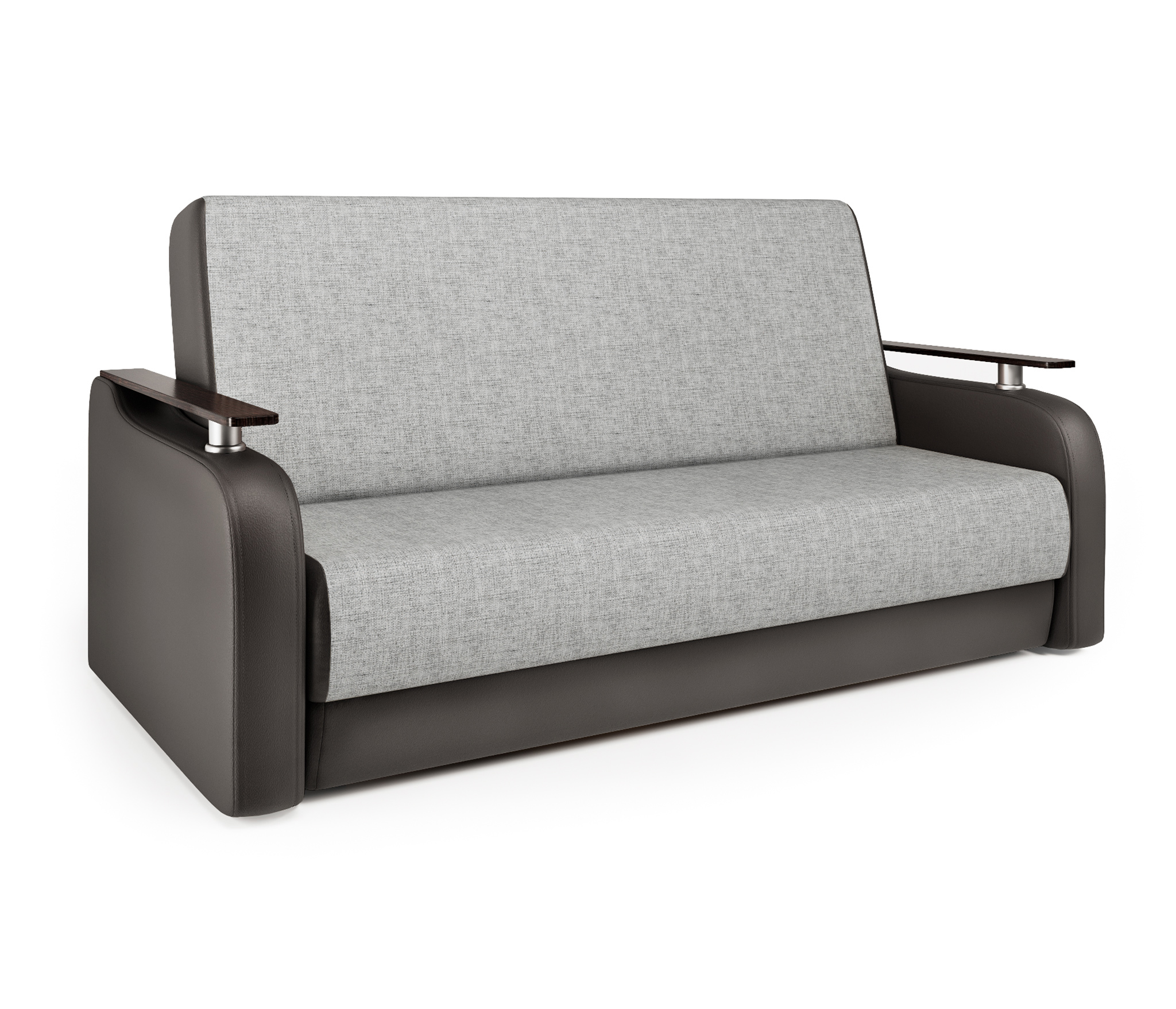 Изображение товара Раскладной диван Гамма Грант с ящиком и механизмом книжка, коричневый светло-серый