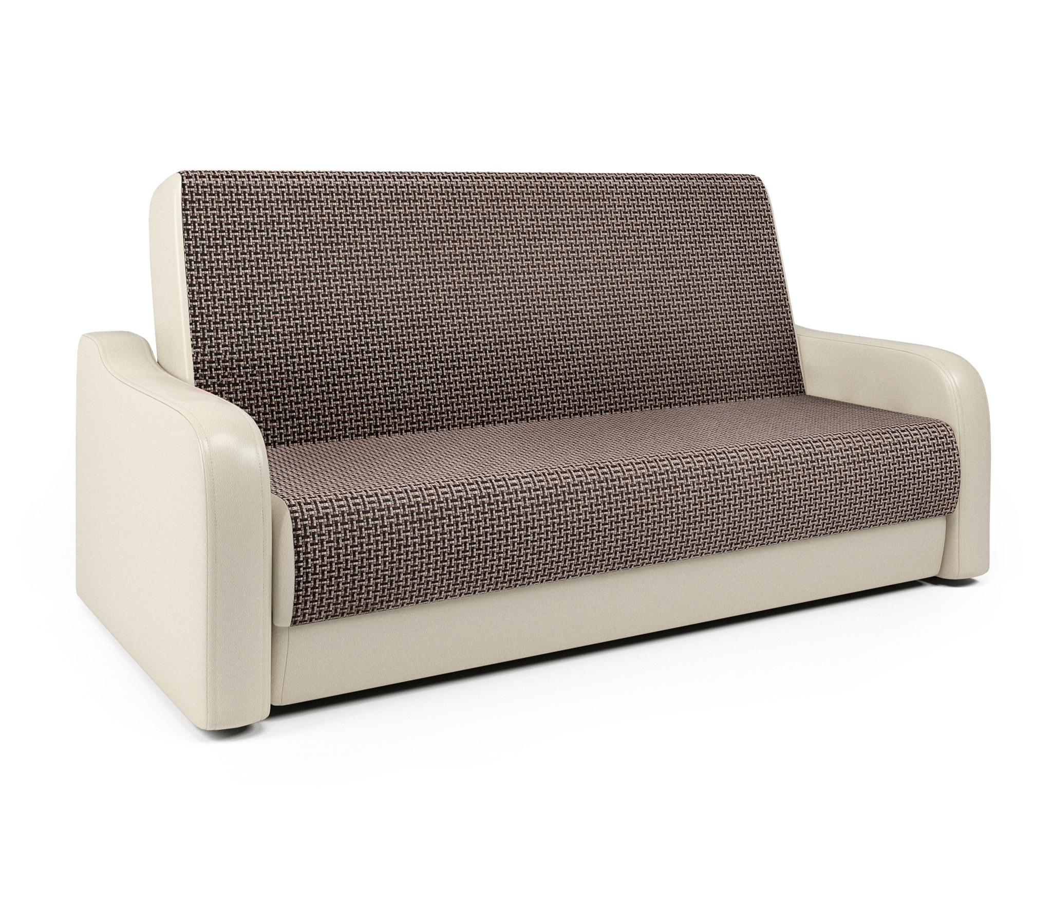 Изображение товара Диван раскладной Гамма Грант М 224x109 см с ящиком коричневый