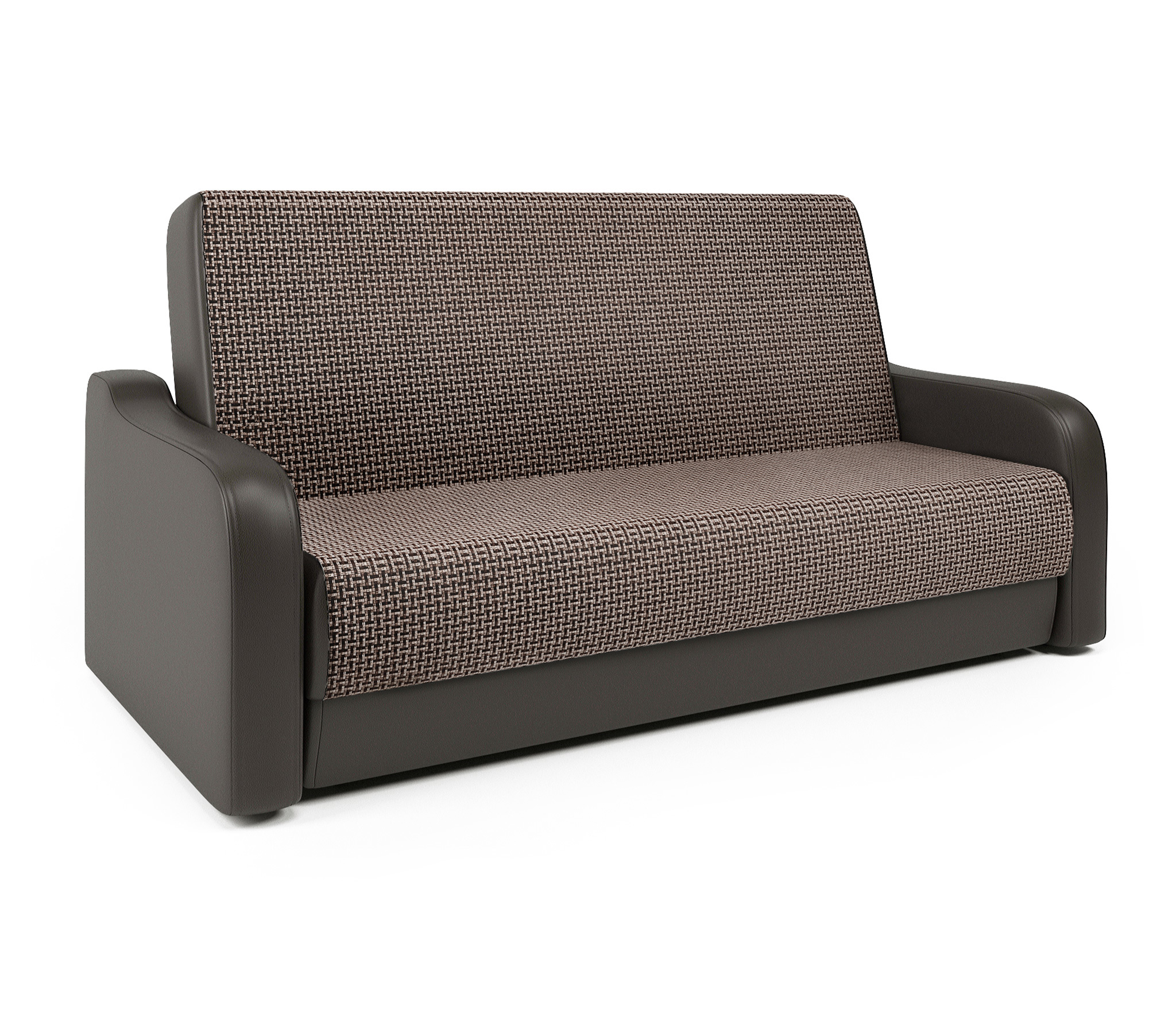 Изображение товара Диван раскладной Гамма Грант М 224x109 см коричневый рогожка качество и стиль