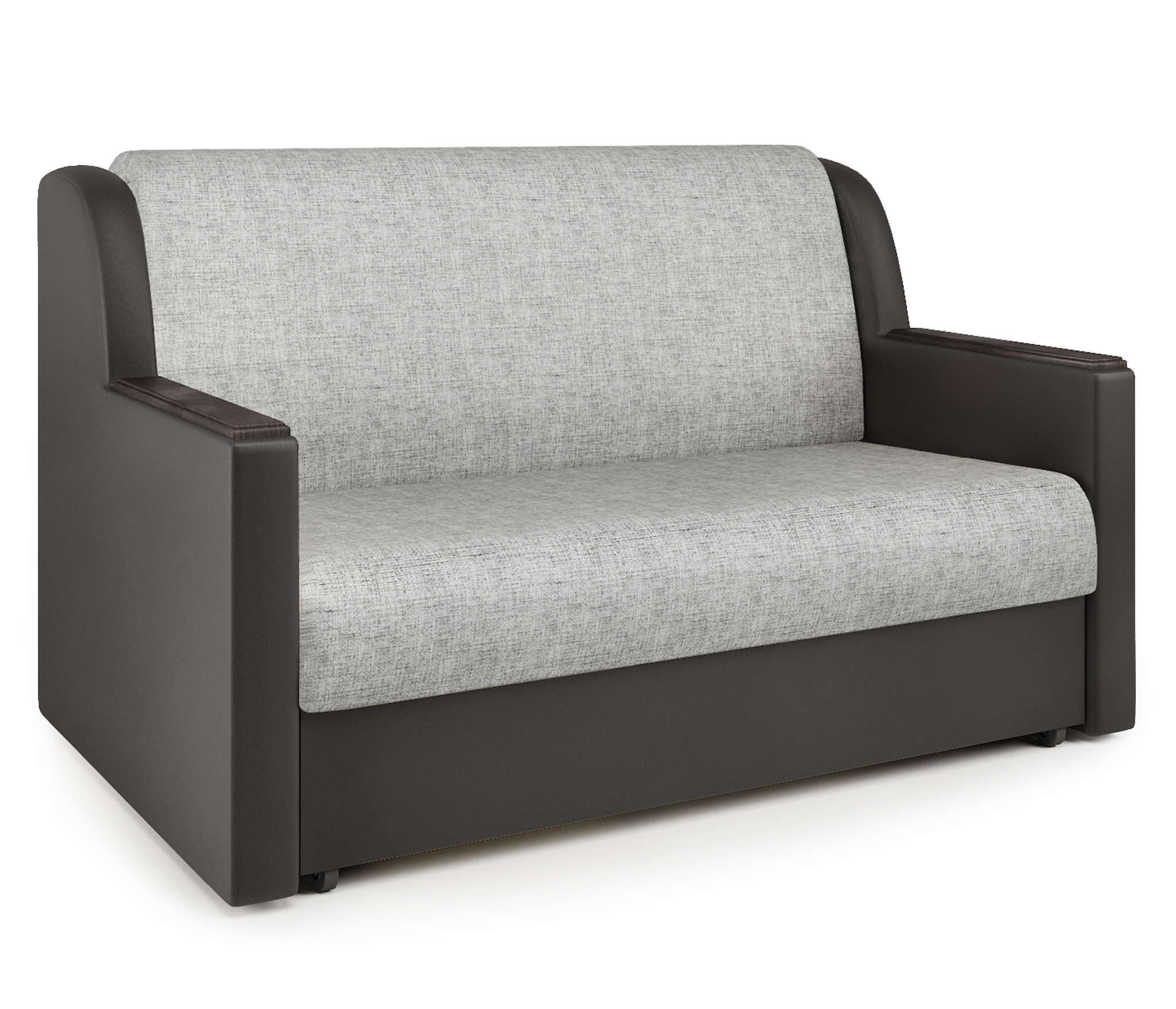 Изображение товара Диван раскладной Гамма Аккорд Д 160x95x110 см шенилл коричневый