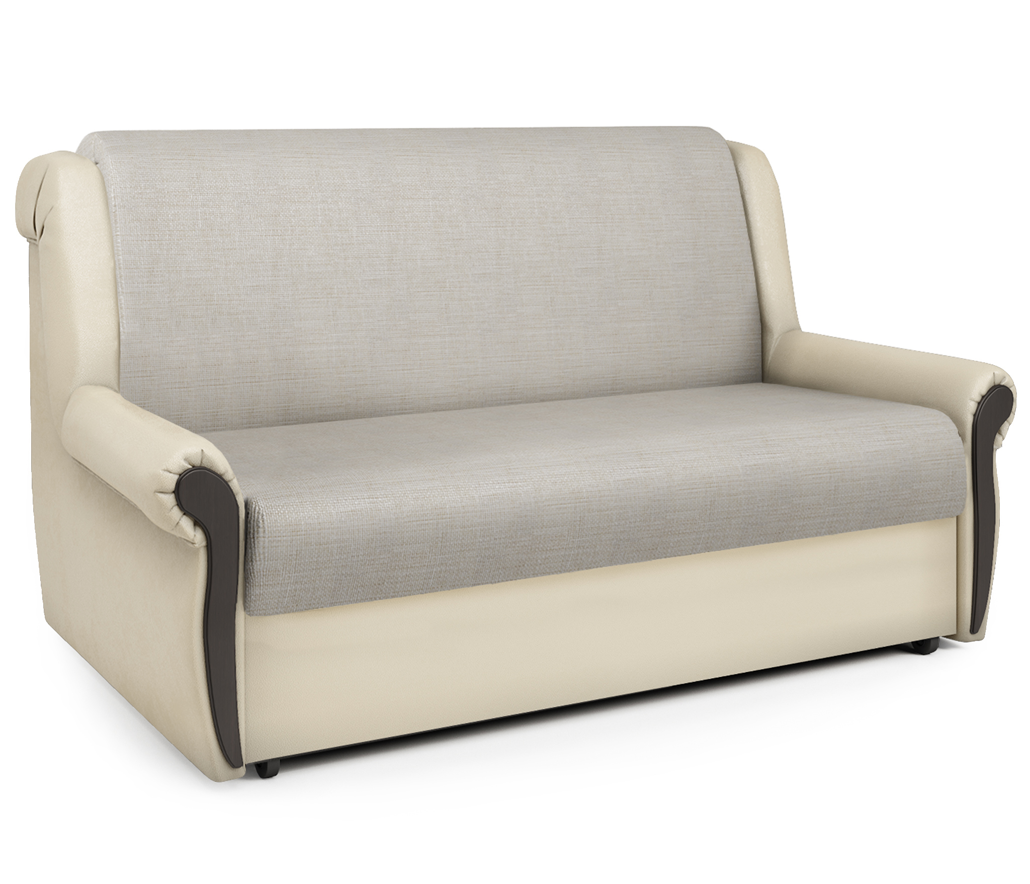 Изображение товара Диван раскладной Гамма Аккорд М шенилл бежевый 170x95x110 см