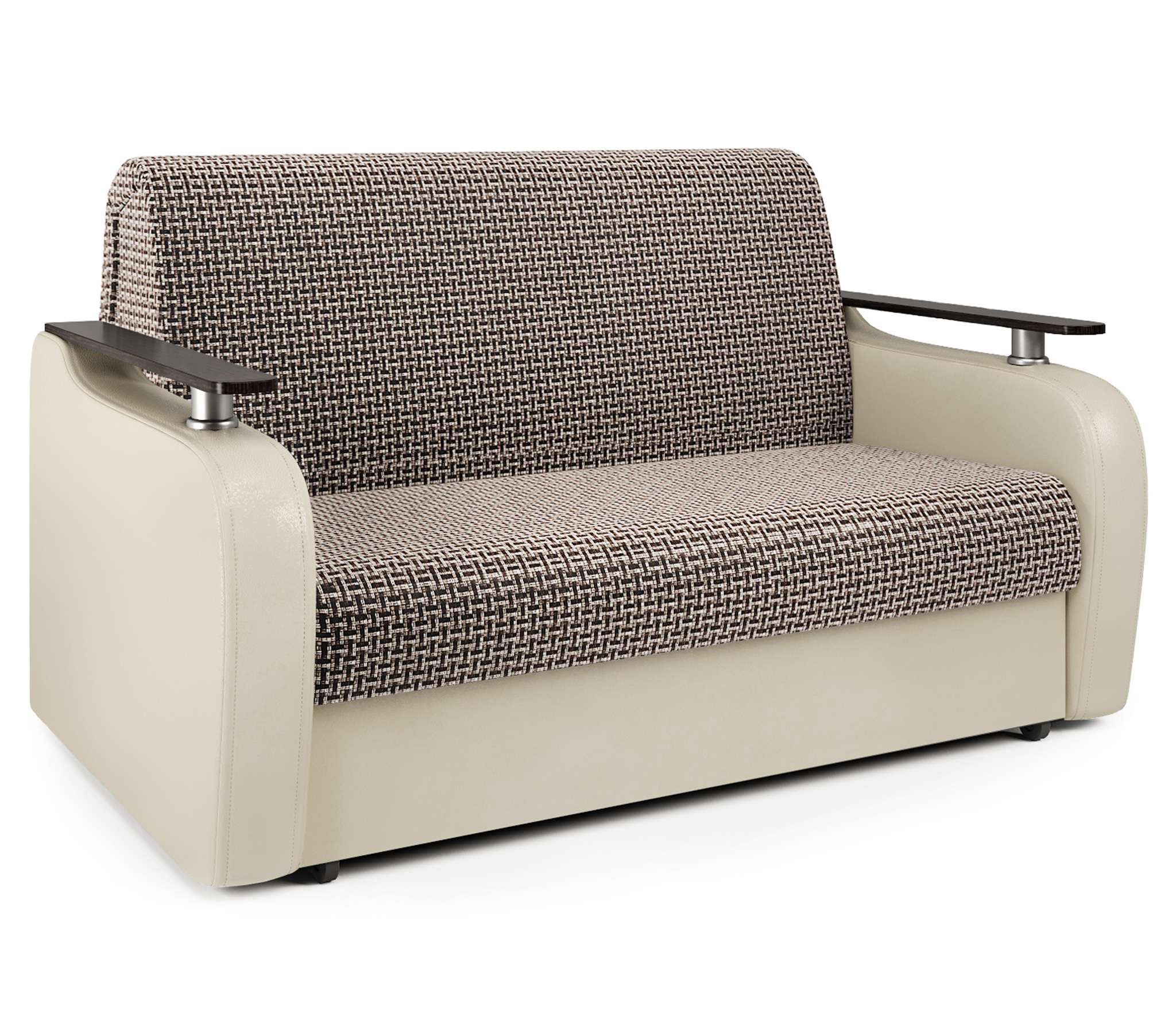 Изображение товара Диван раскладной Гамма Гранд Д 164х95х110 см коричневый бежевый