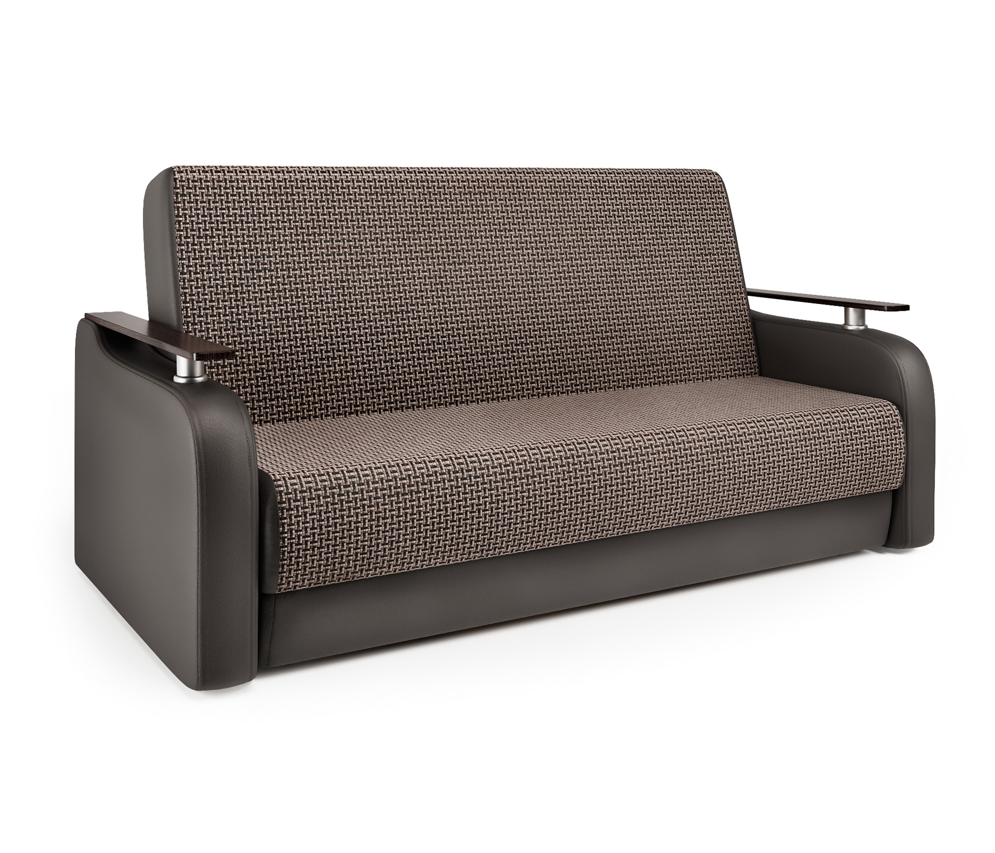 Изображение товара Диван раскладной Гамма Гранд Д 224x102x109 см коричневый рогожка Россия