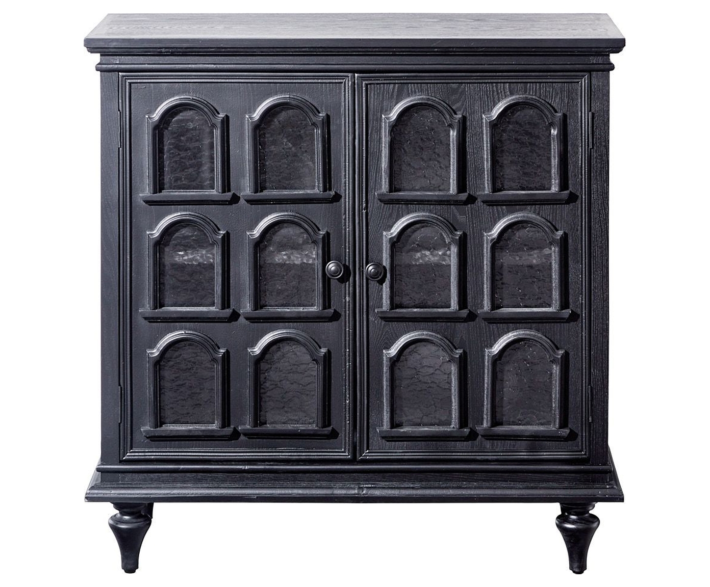 Изображение товара Комод-витрина Гласар Арк Нуар 90х36х93 см черный