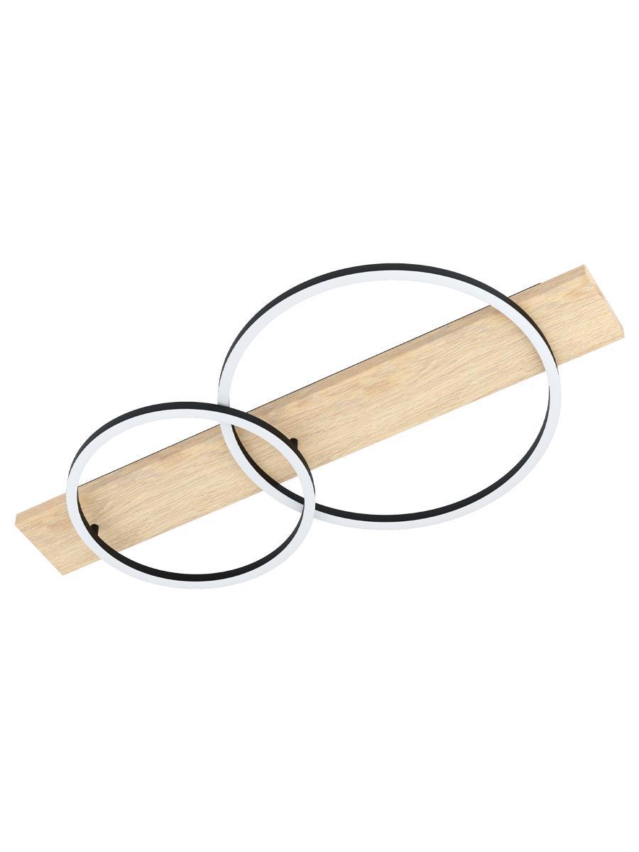 Изображение товара Светильник настенно-потолочный светодиодный EGLO BOYAL 99467, теплый белый свет, цвет коричневый