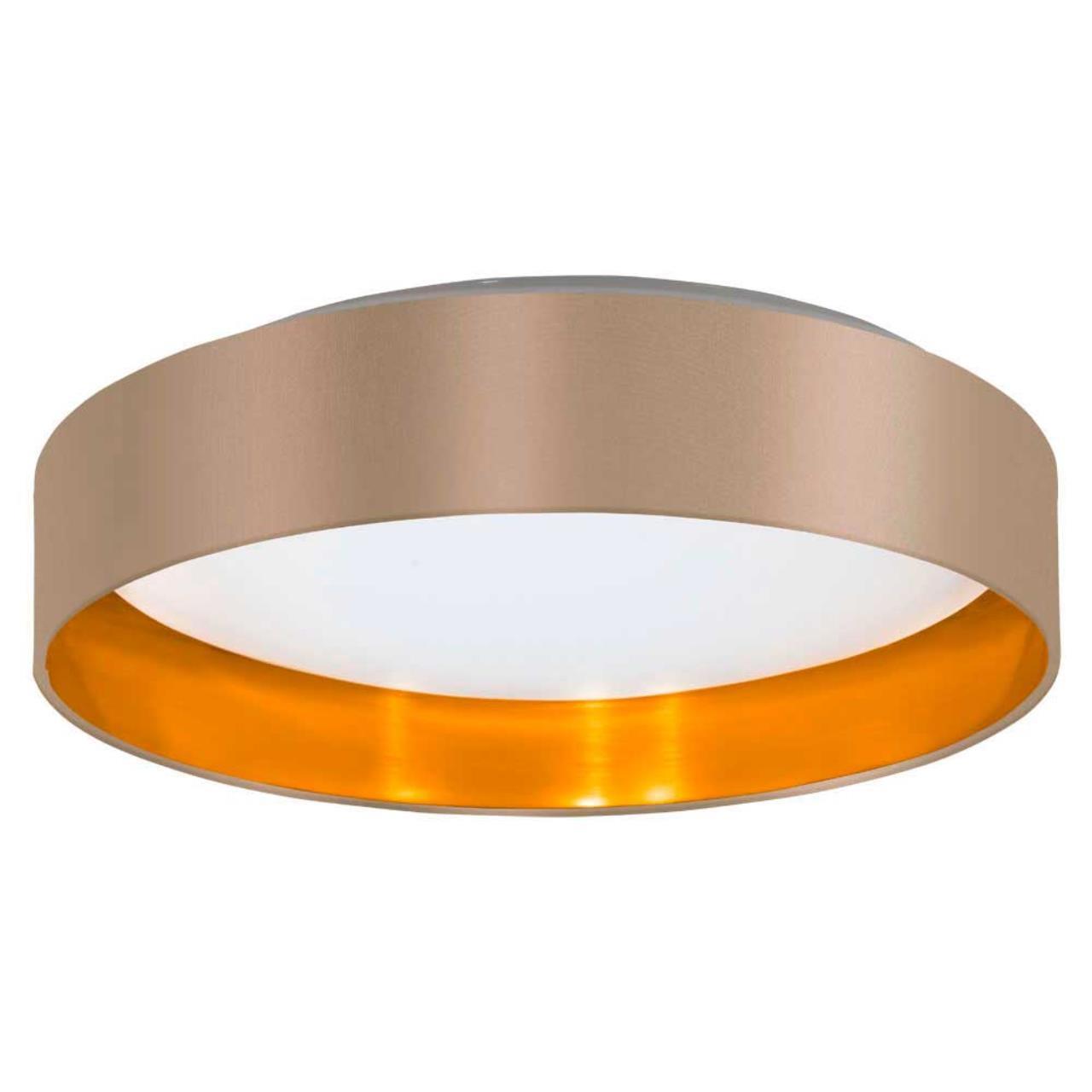 Изображение товара Потолочный LED светильник EGLO MASERLO 2 24W для помещения 10 м² коричневый